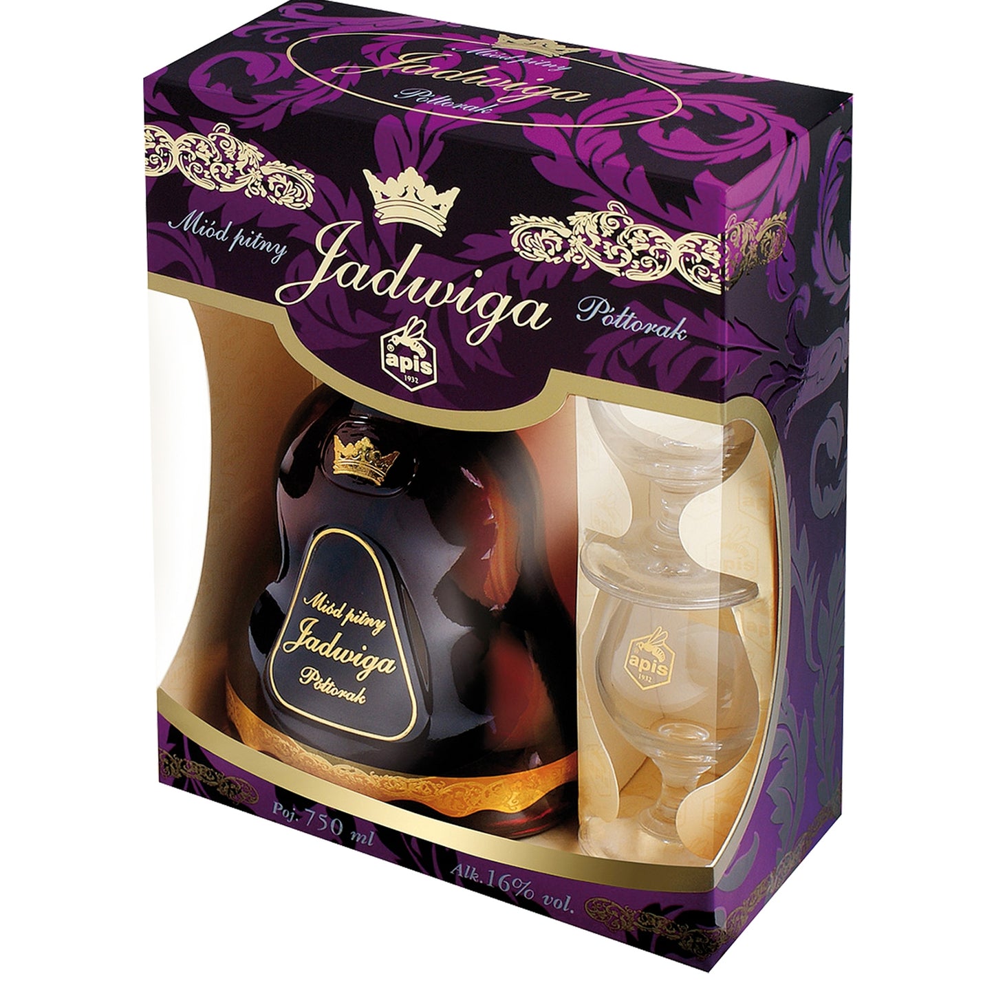 JADWIGA KARAFKA 0,75 + KIELISZKI