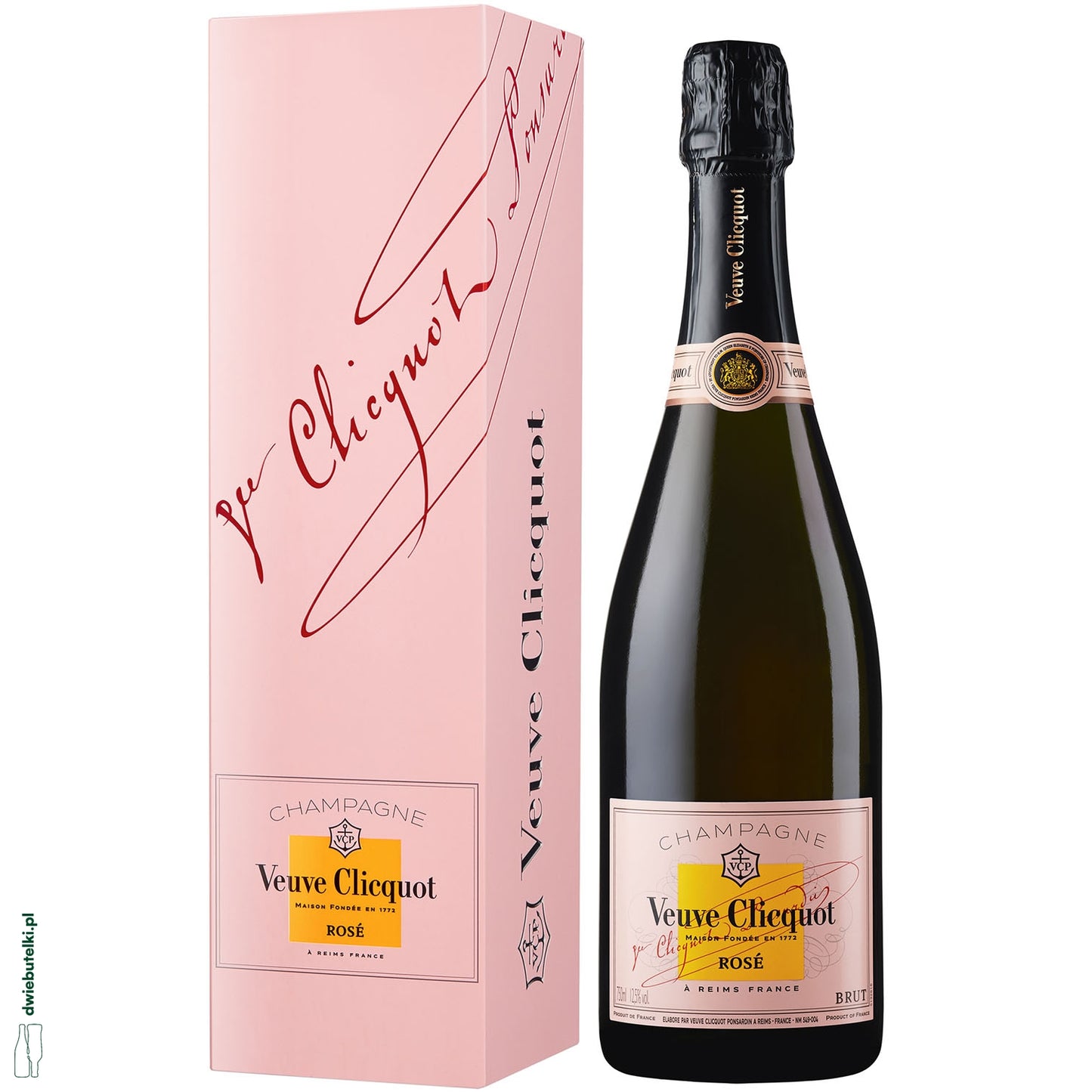 VEUVE CLICQUOT BRUT ROSE KARTONIK 0,75L