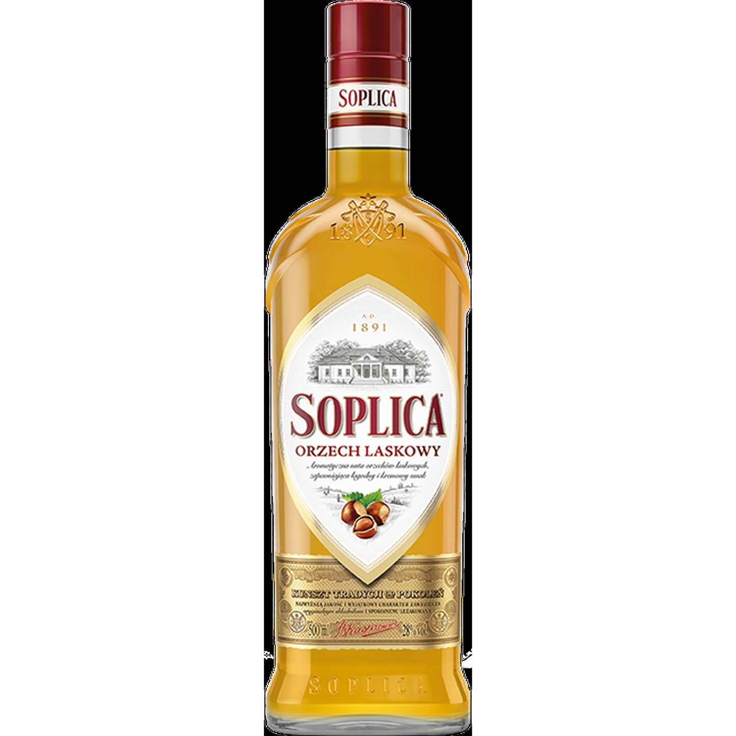 SOPLICA ORZECH LASKOWY 0,5L
