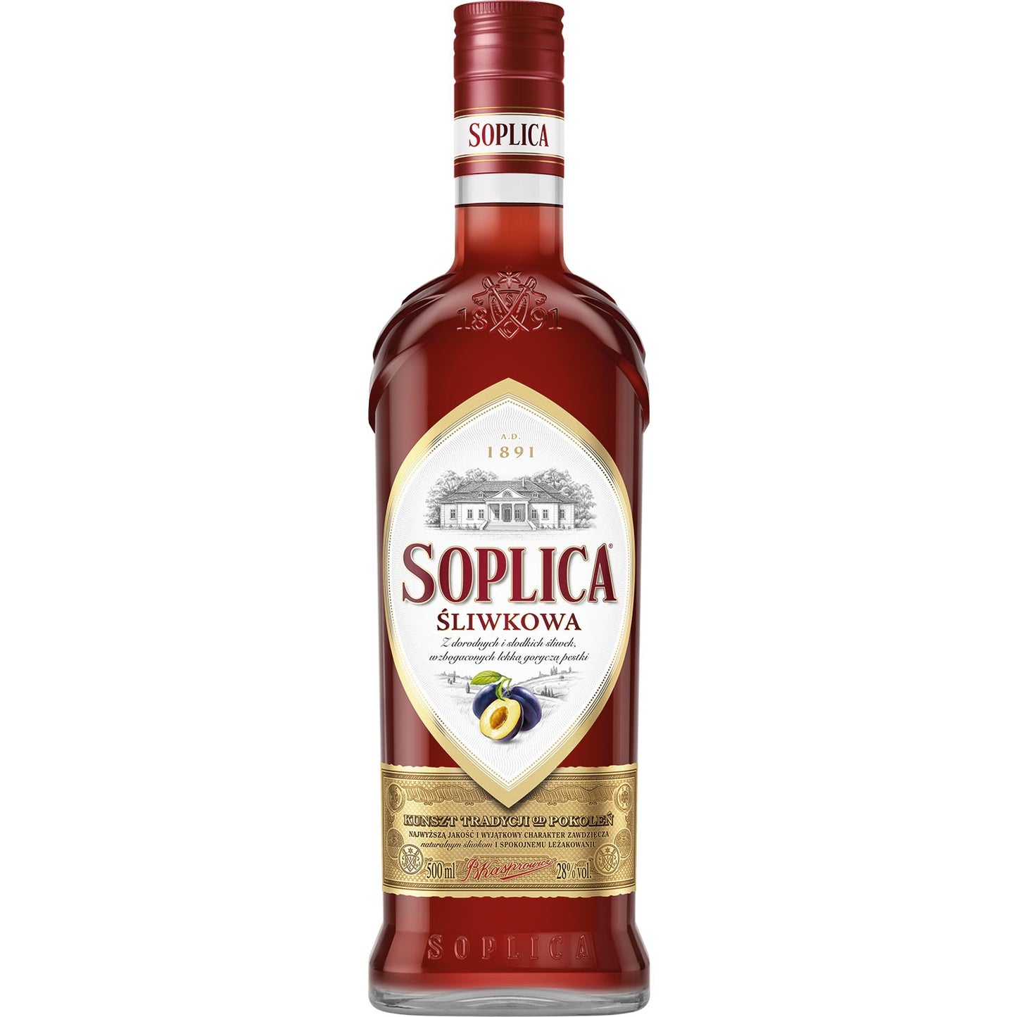 SOPLICA ŚLIWKA 0,5L