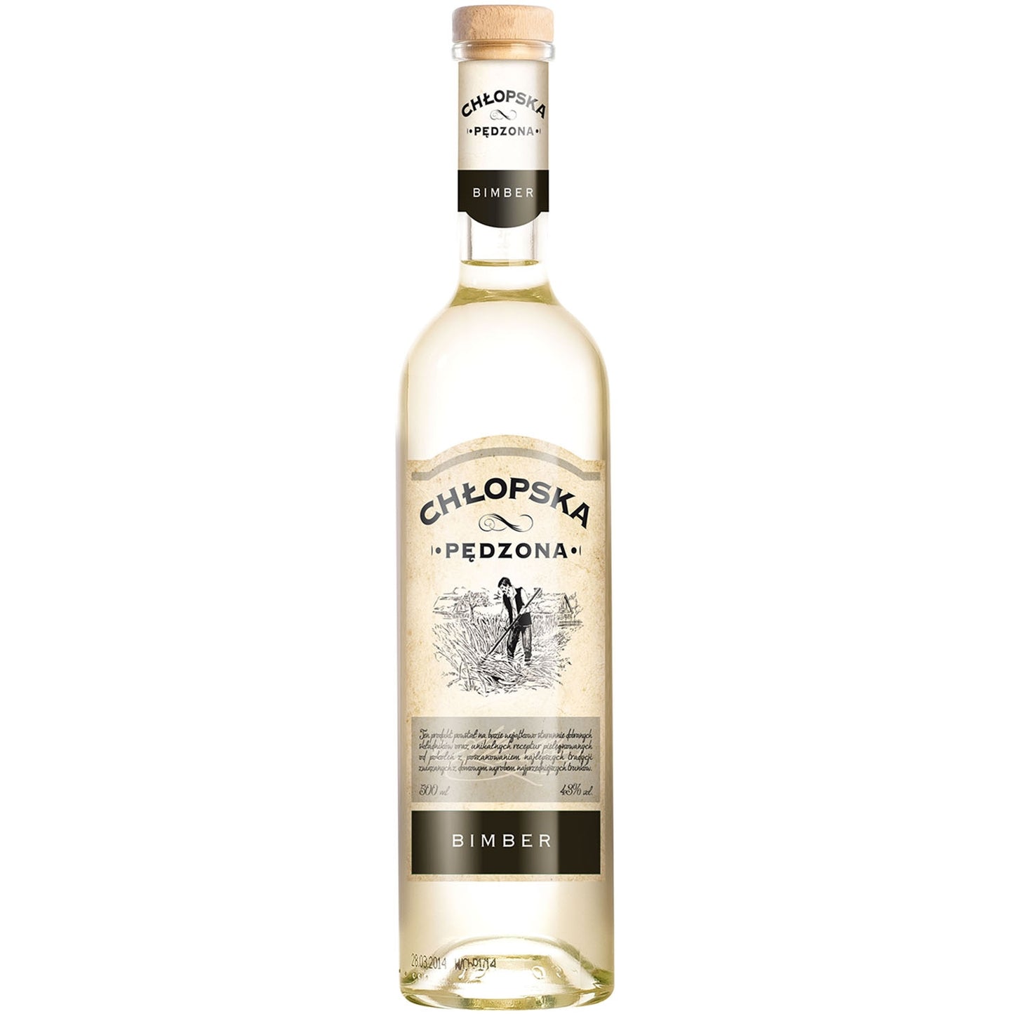 CHŁOPSKA PĘDZONA BIMBER 0,5L 43%