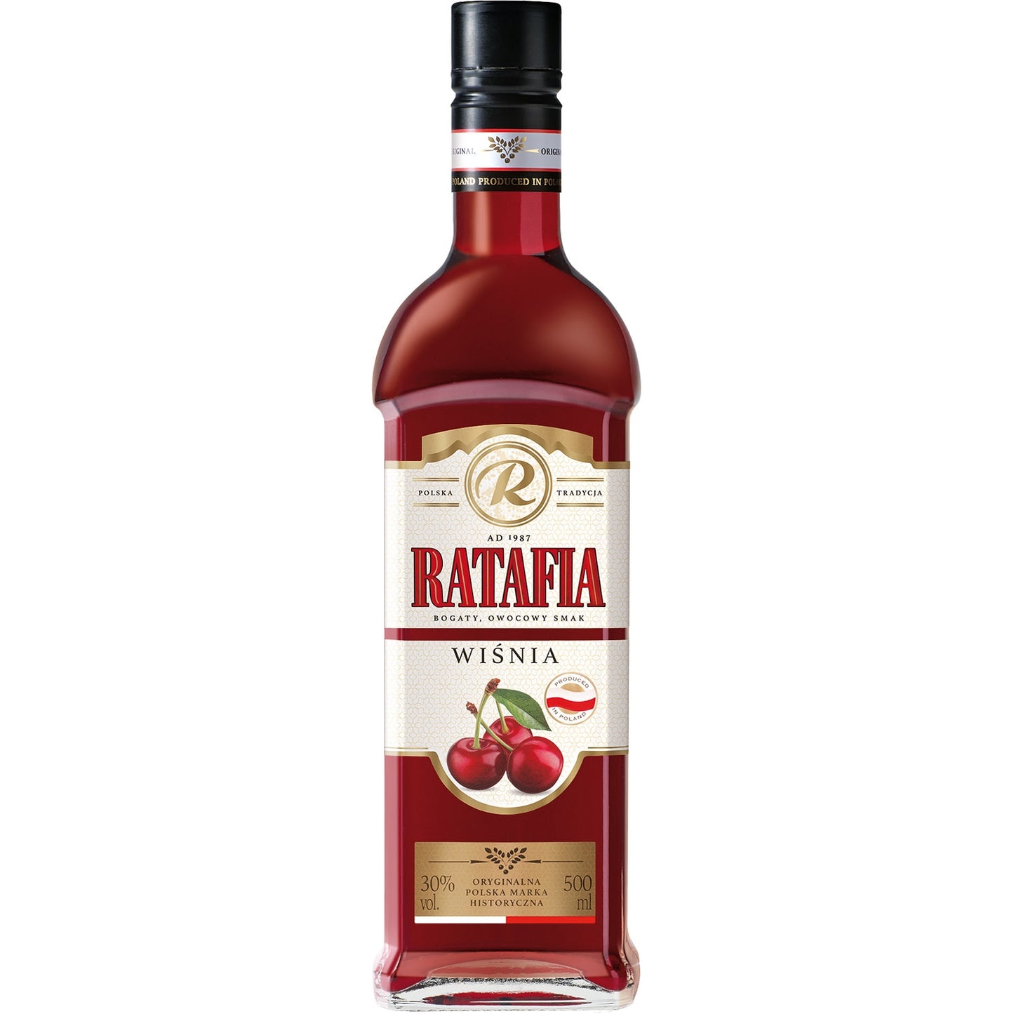 RATAFIA WIŚNIOWA 30% 0,5 L