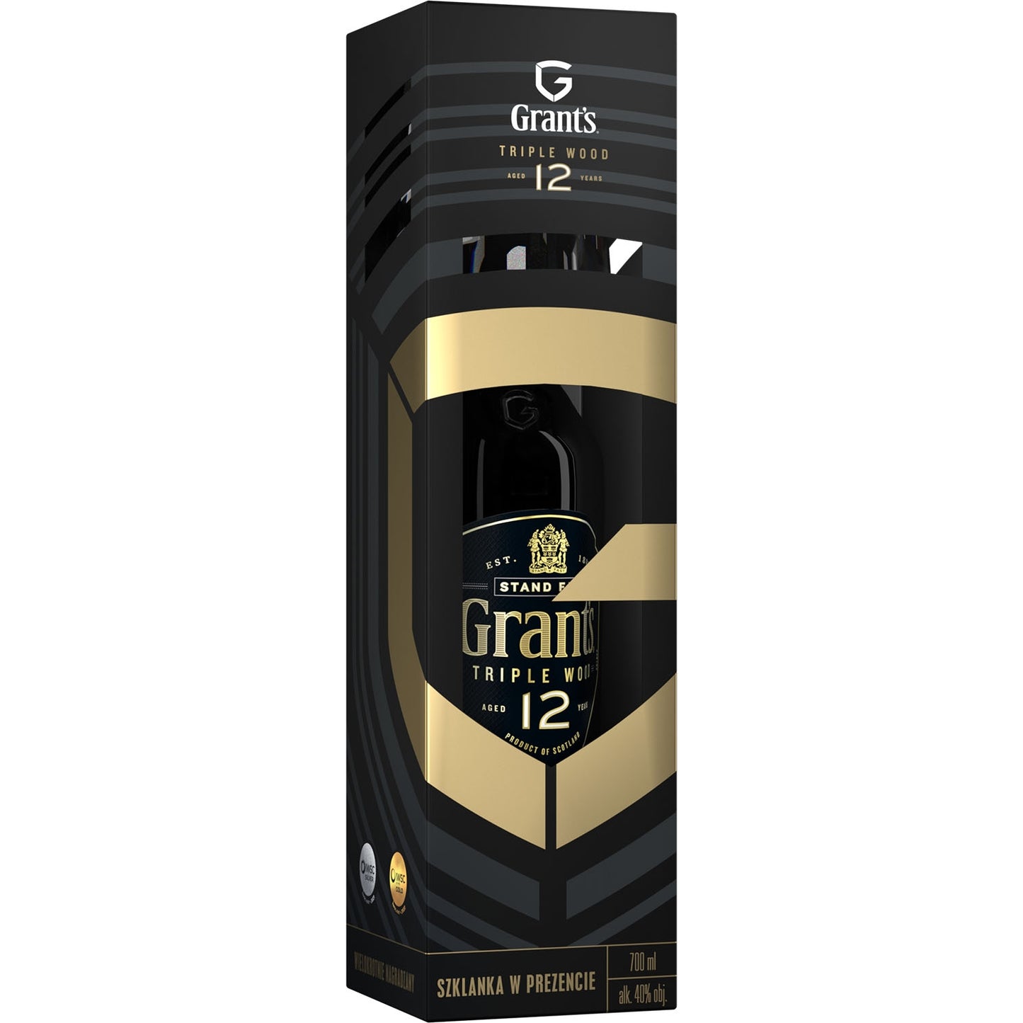 GRANTS 12 YO 0,7 + SZKLANKA