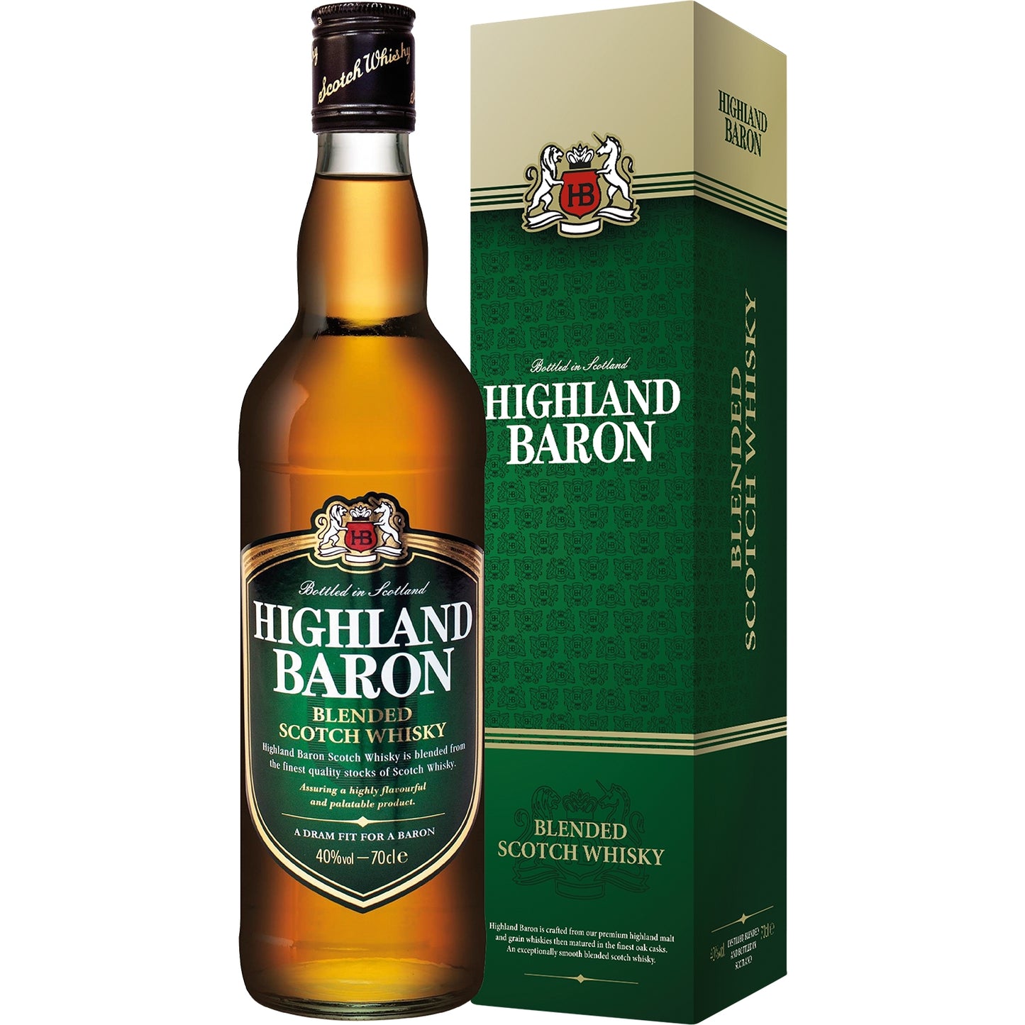 HIGHLAND BARON BLEND WHISKY KARTONIK 40%