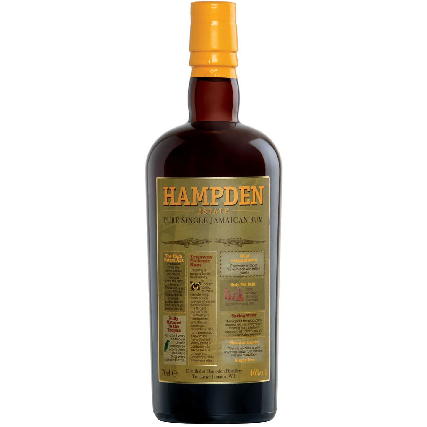 HAMPDEN ESTATE JAMAICAN RUM 46% 0,7