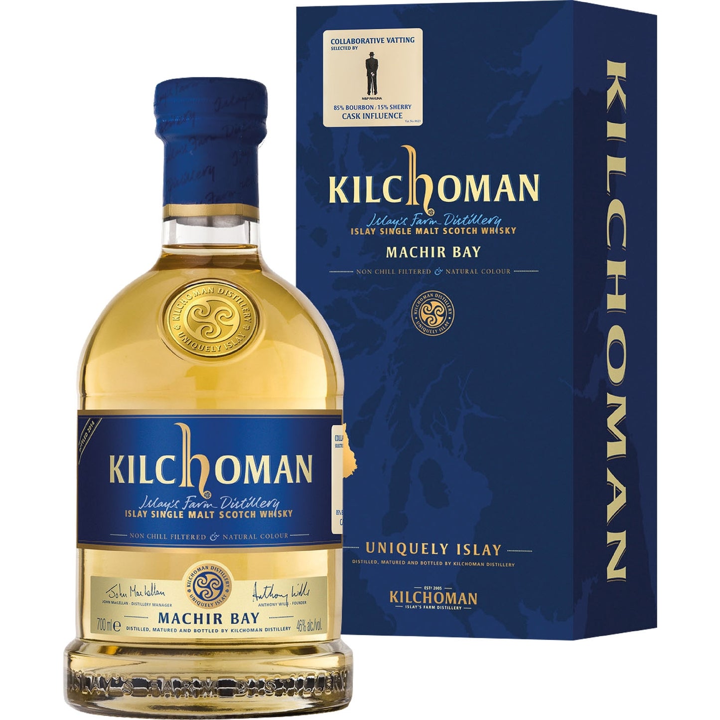 KILCHOMAN M&P COLLABORATIVE VATTING MACHIR BAY 0,7 46%