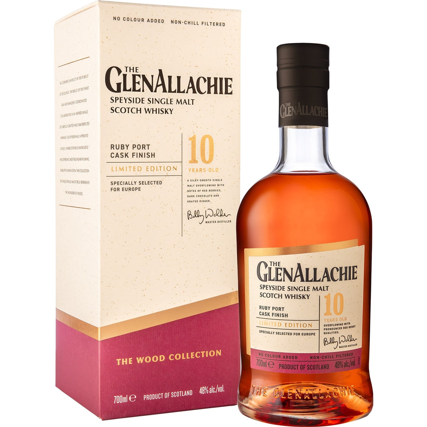 GLENALLACHIE 10YO RUBY PORT WOOD 48%