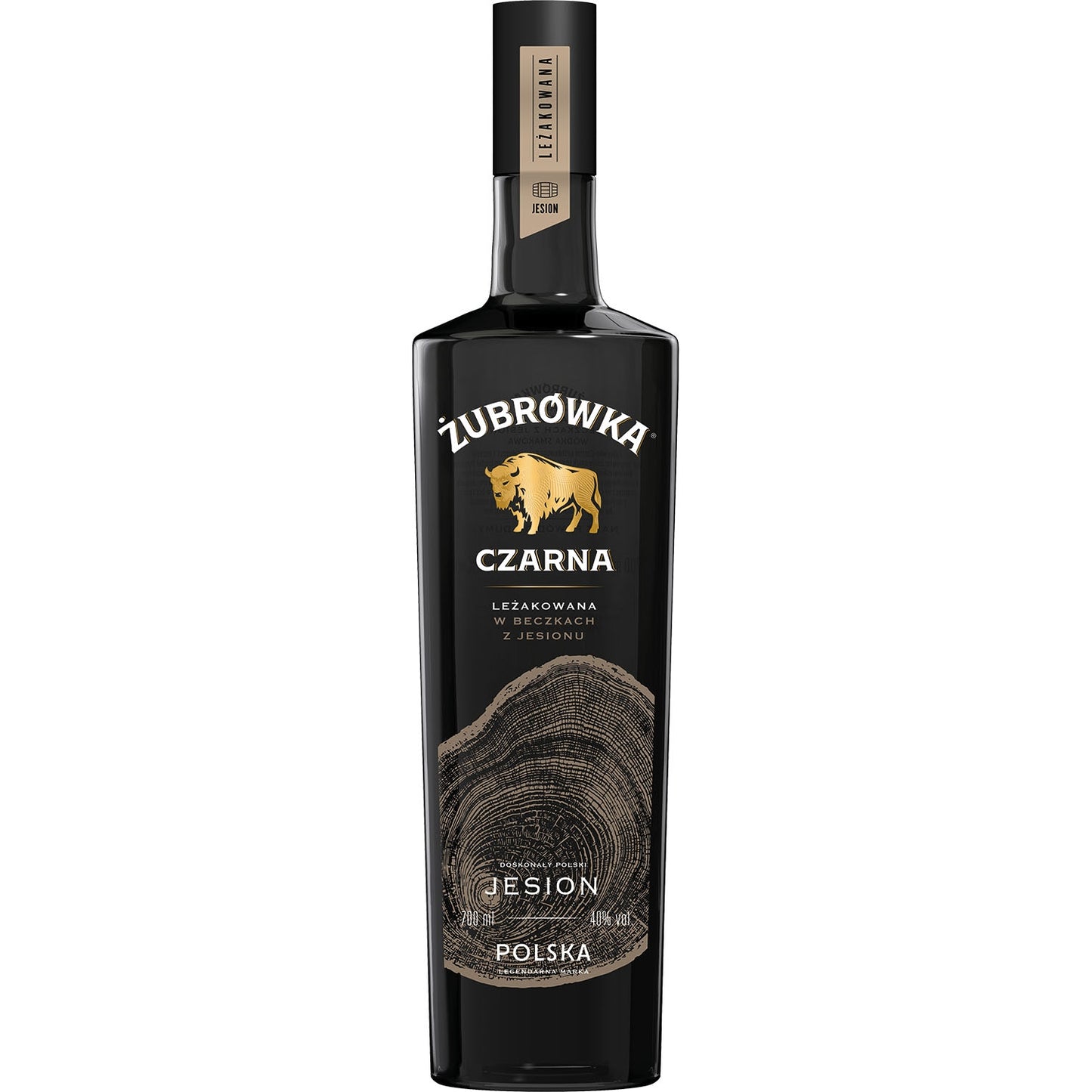 ŻUBRÓWKA CZARNA LEŻAKOWANA JESION 0,7L