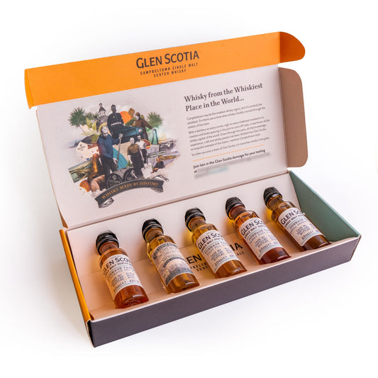 GLEN SCOTIA DRAM TEAM 5 X 25 CL MINI DUNNAGE TASTING