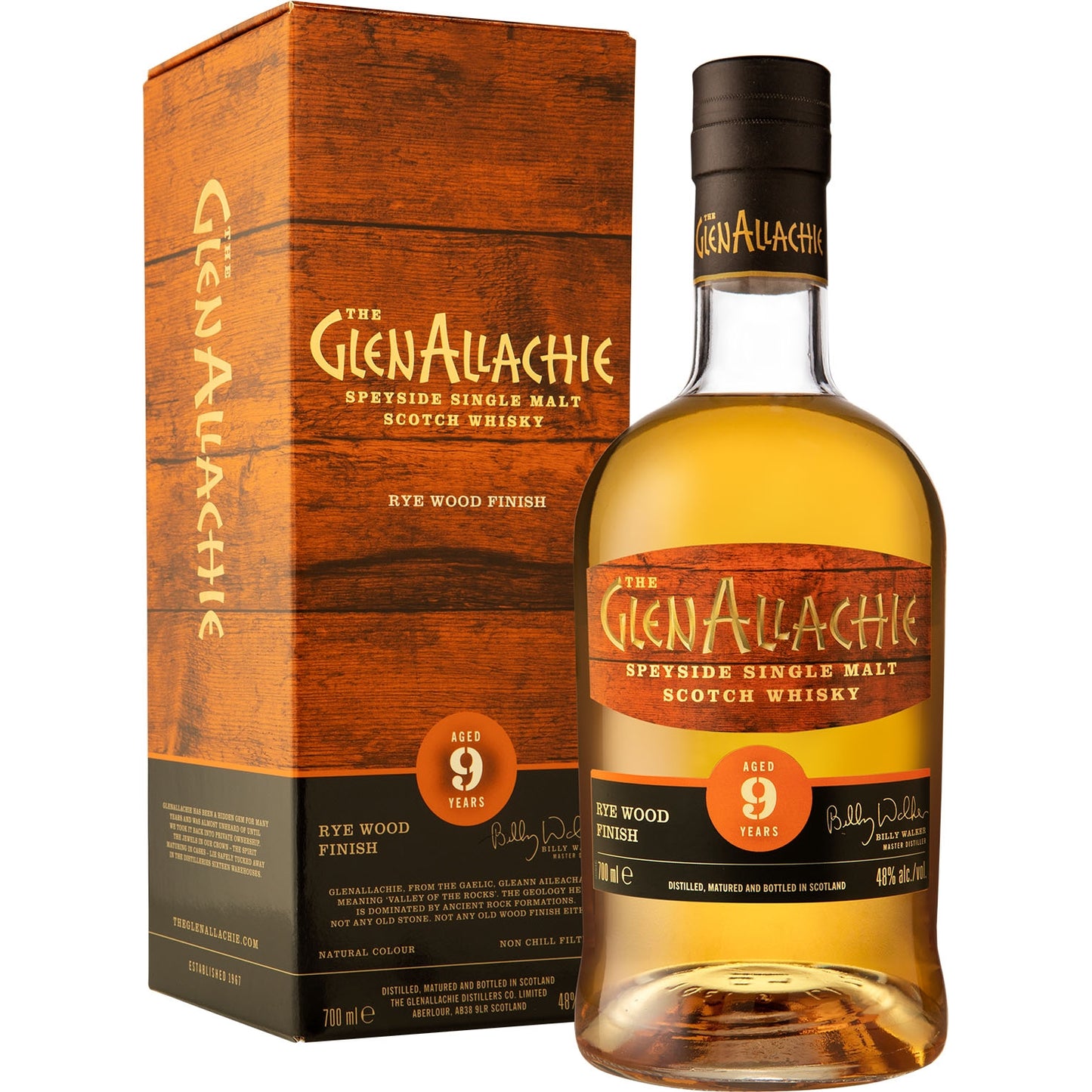 GLENALLACHIE 9YO RYE FINISH 0,7