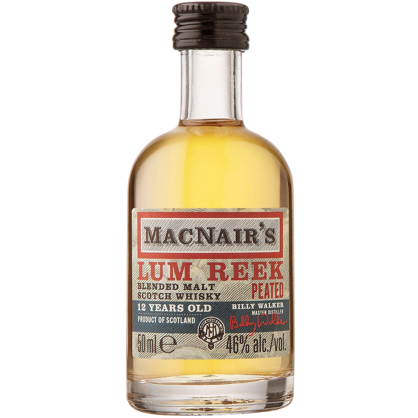 MACNAIR'S LUM REEK 12YO PEATED BLENDED MALT 0,05 MINI