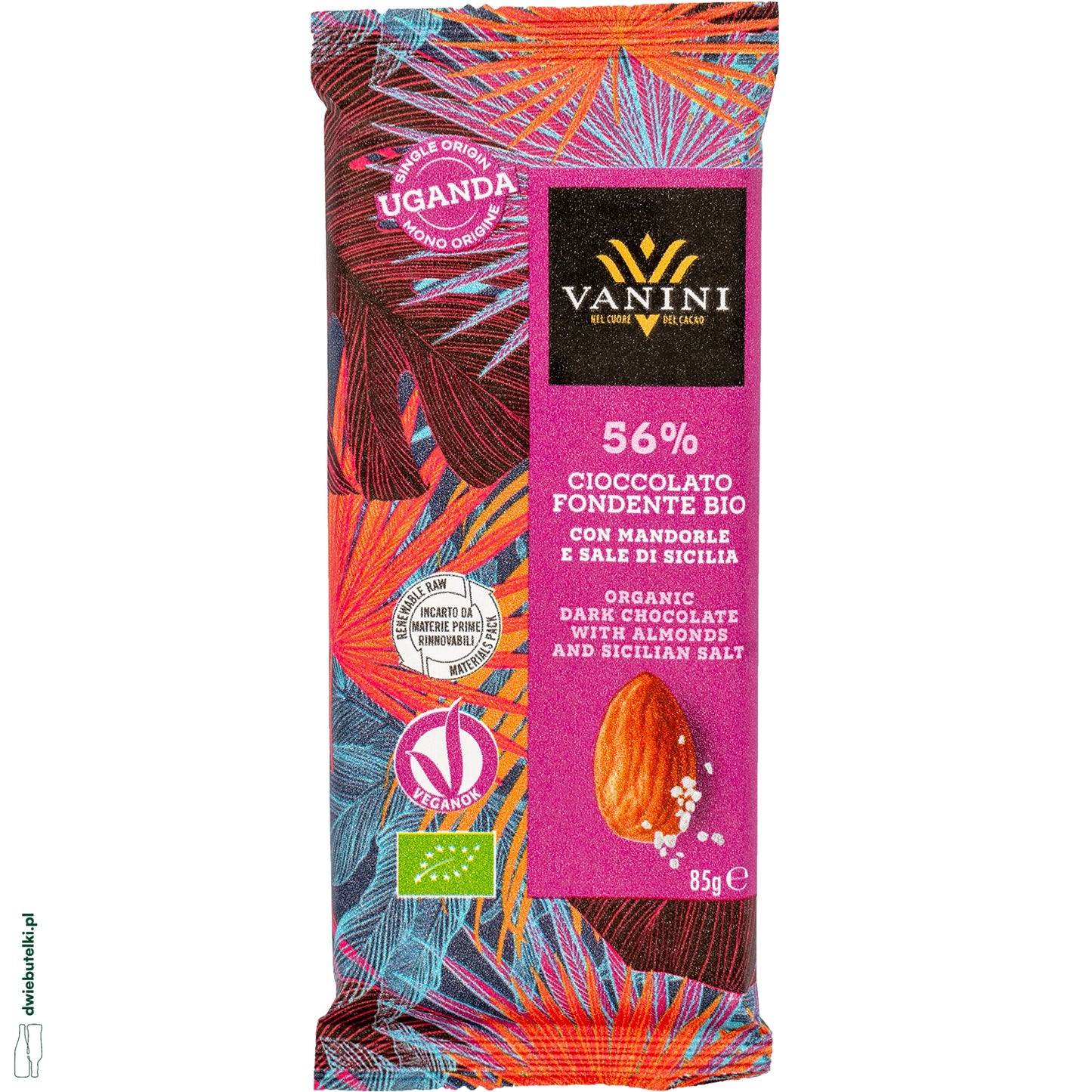 VANINI ORGANIC 56% HAZELNUT CARAM 7363