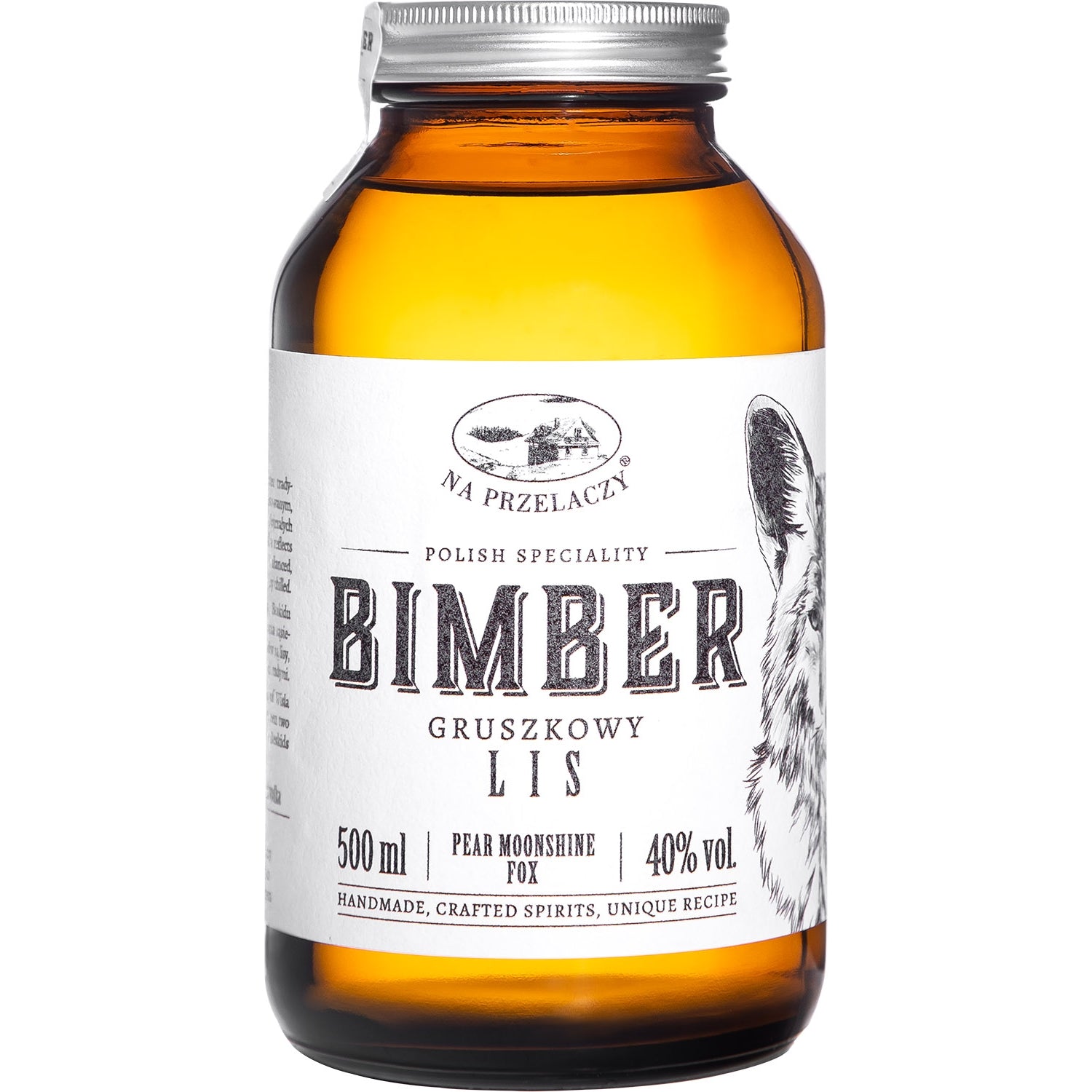 NA PRZELACZY BIMBER LIS 0,5L 40%