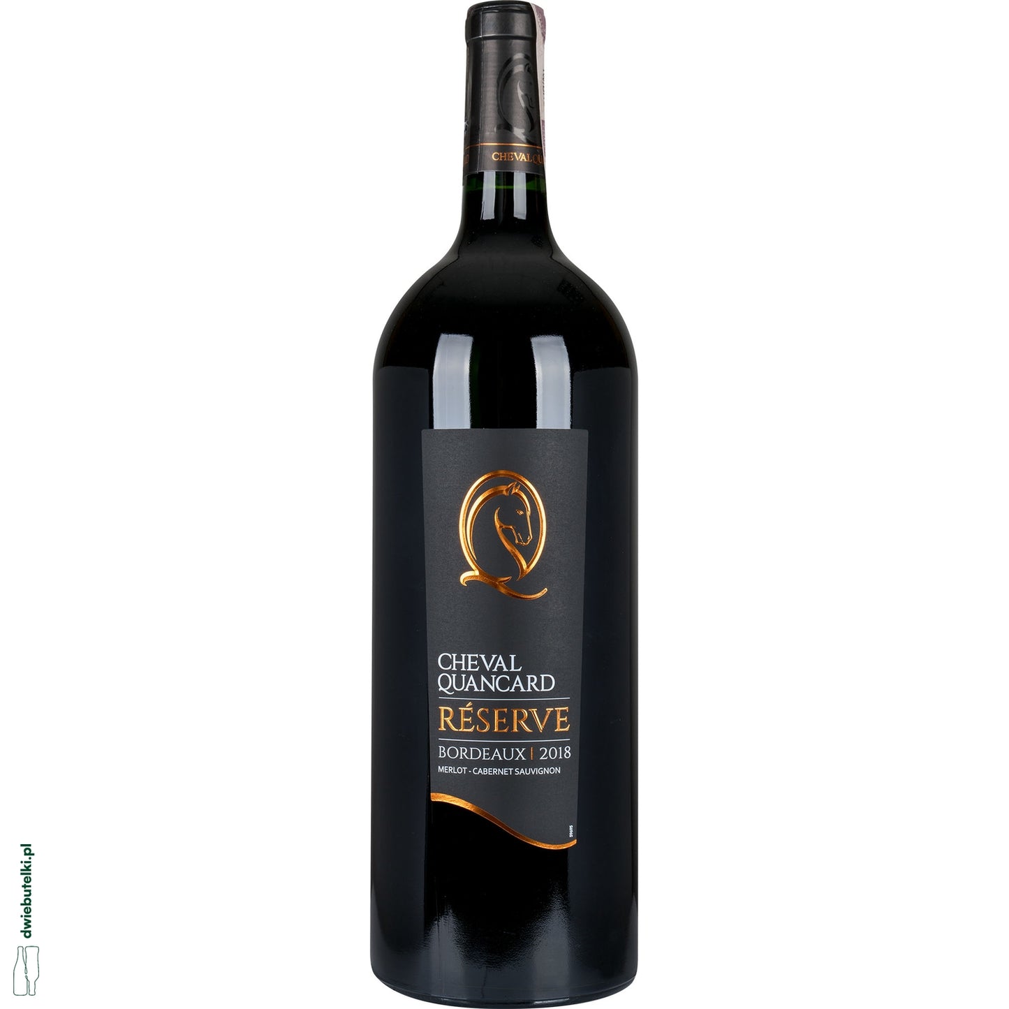 BORDEAUX RESERVE MERLOT/CABERNET SAUVIGON CHEVAL QUNCARD 2018