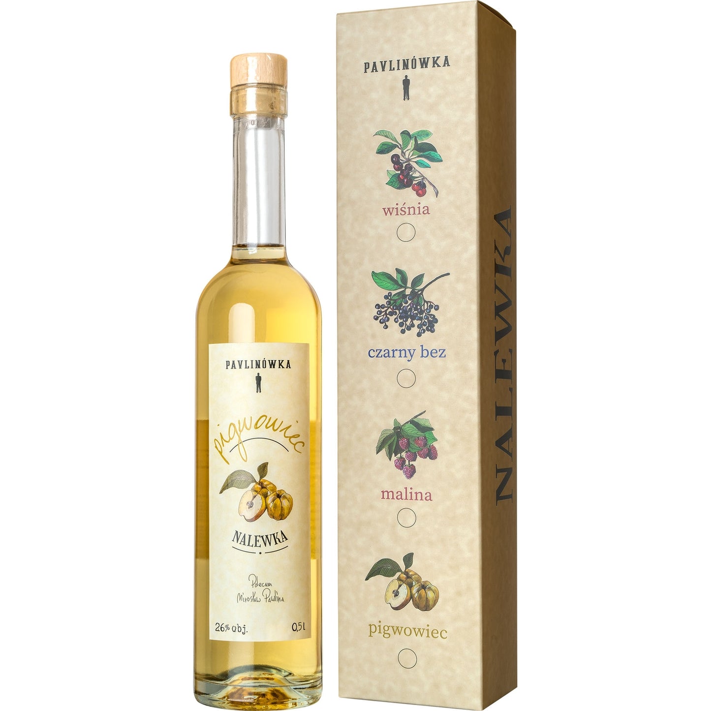 PAVLINÓWKA NALEWKA Z PIGWOWCA 0,5 26% KARTONIK