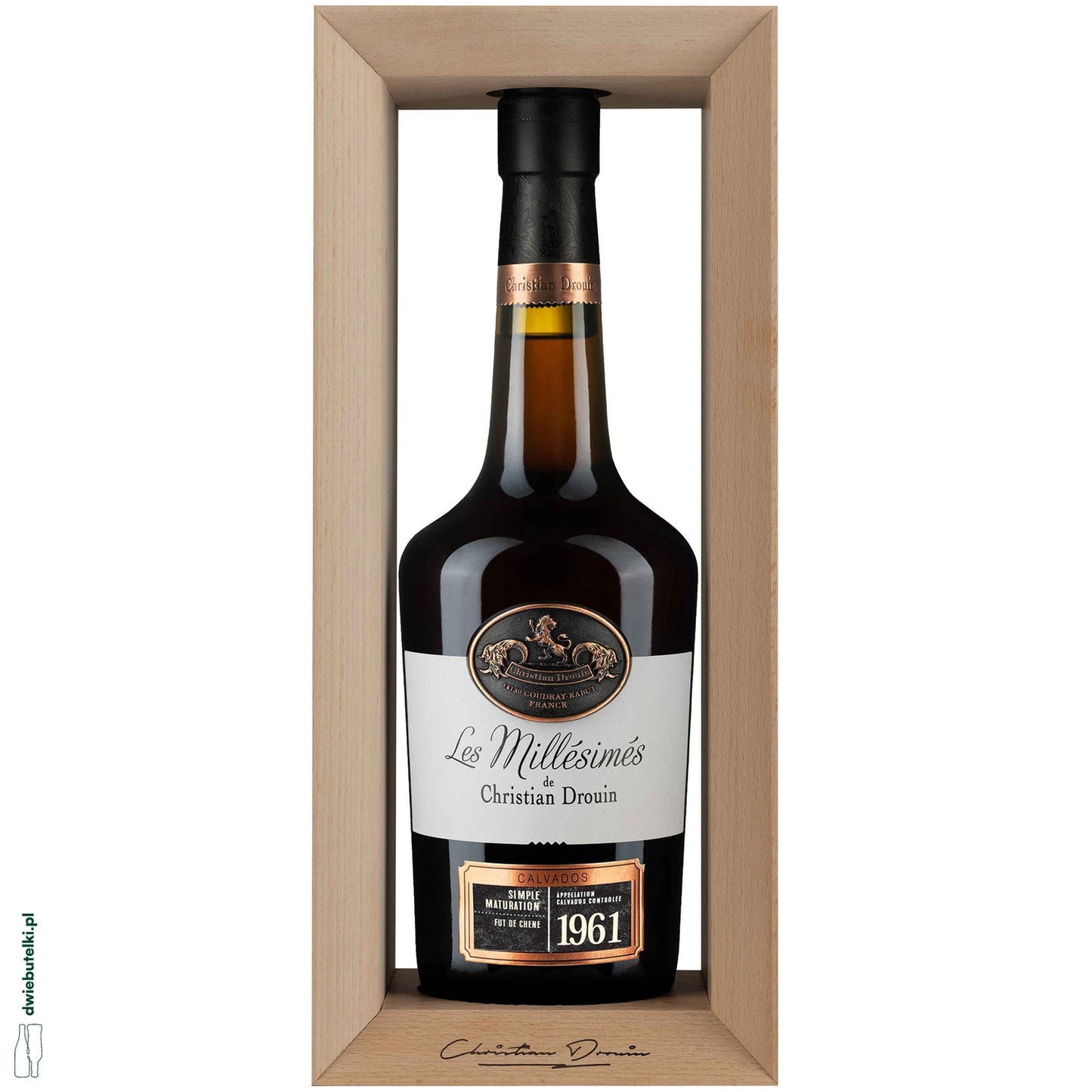 CALVADOS DROUIN MILLESIME 1961 KARTONIK