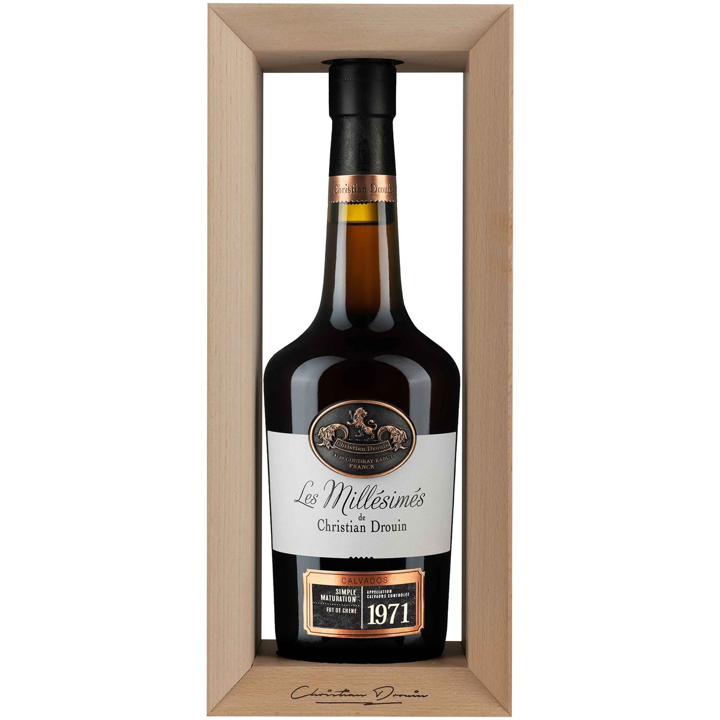 CALVADOS DROUIN MILLESIME 1971 KARTONIK