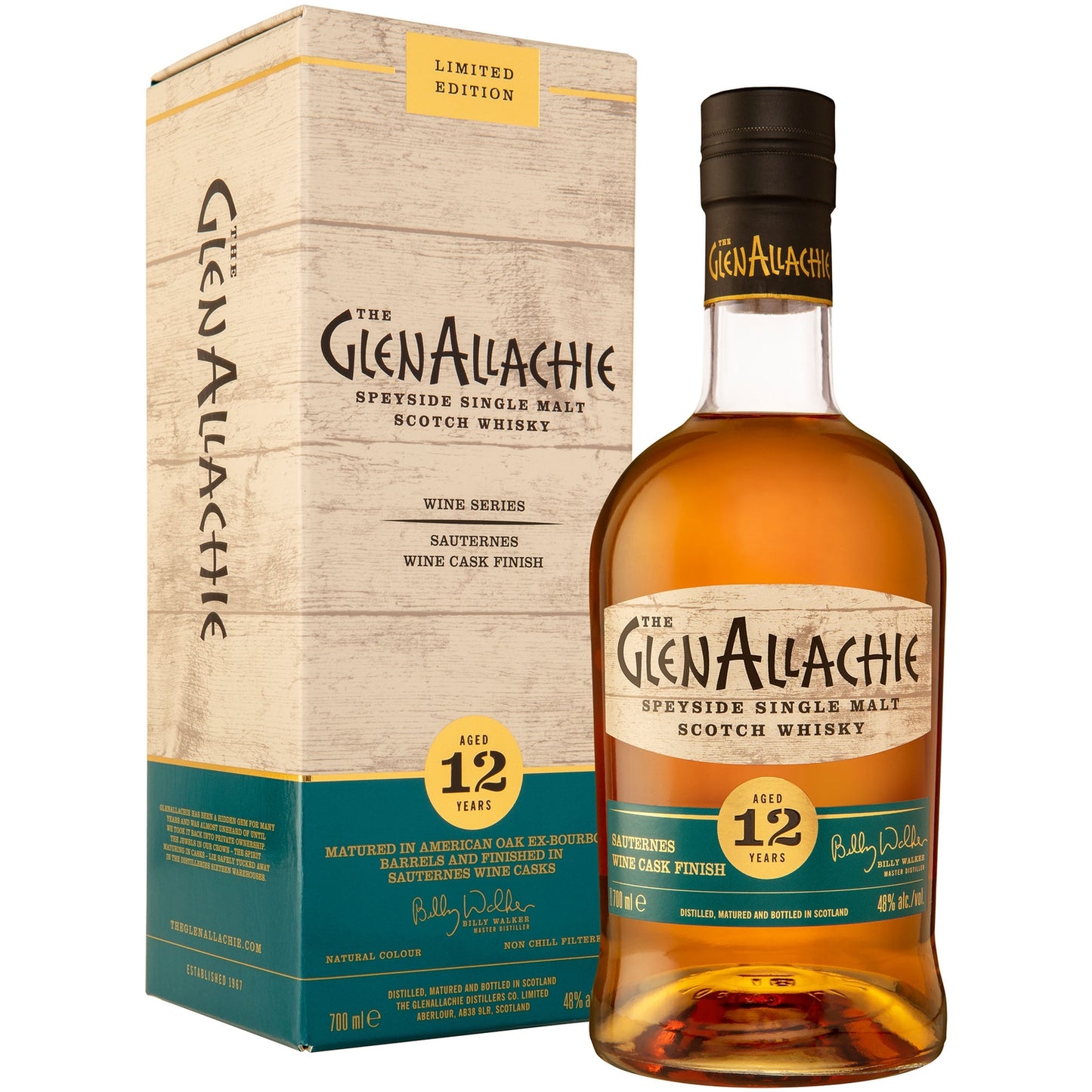 GLENALLACHIE 12YO SAUTERNES 48%