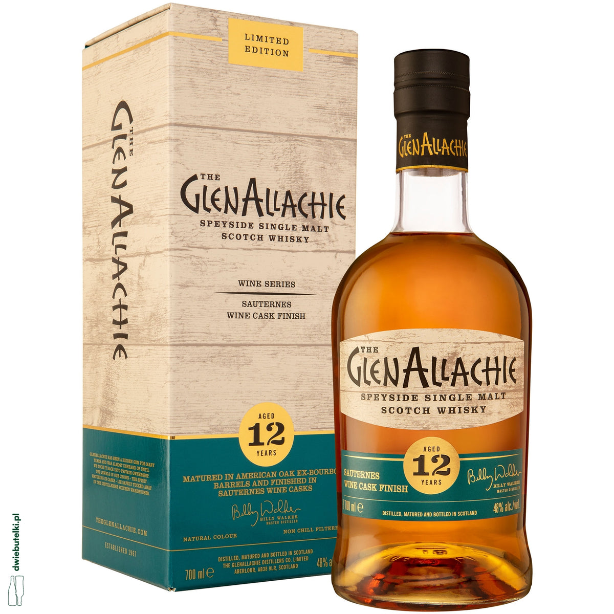 GLENALLACHIE 12YO SAUTERNES 48%