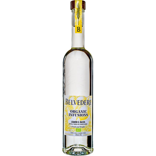 BELVEDERE ORGANIC INFUSIONS LEMON & BASIL 0,7L