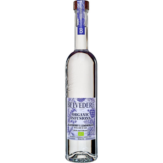 BELVEDERE ORGANIC INFUSIONS BLACKBERRY & LEMONGRASS 0,7L