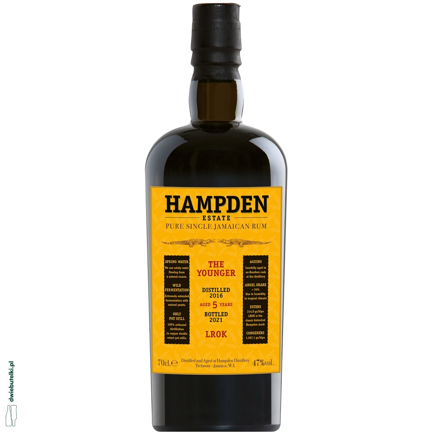 HAMPDEN 2016 LROK YOUNGER JAMAICAN RUM 47% 0,7