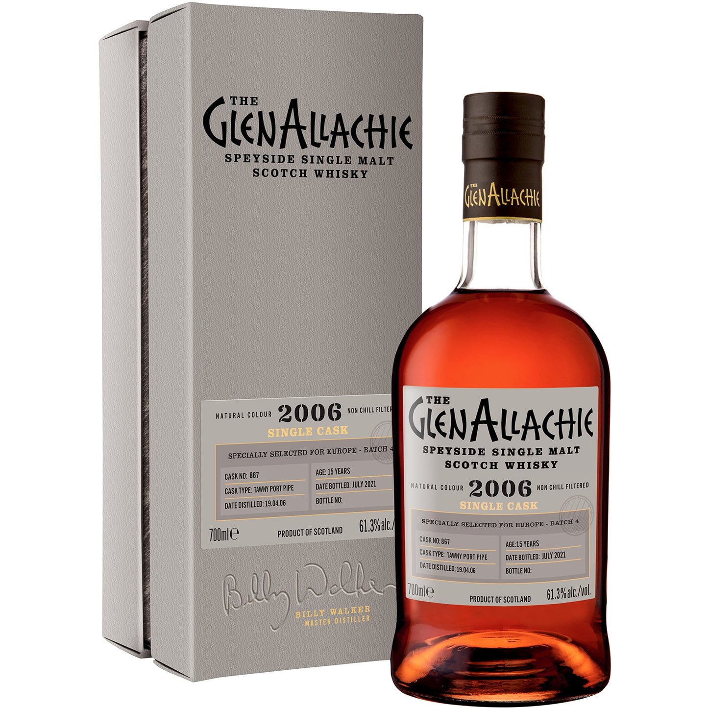 GLENALLACHIE 2006 61,3% CASK 867 0,7L