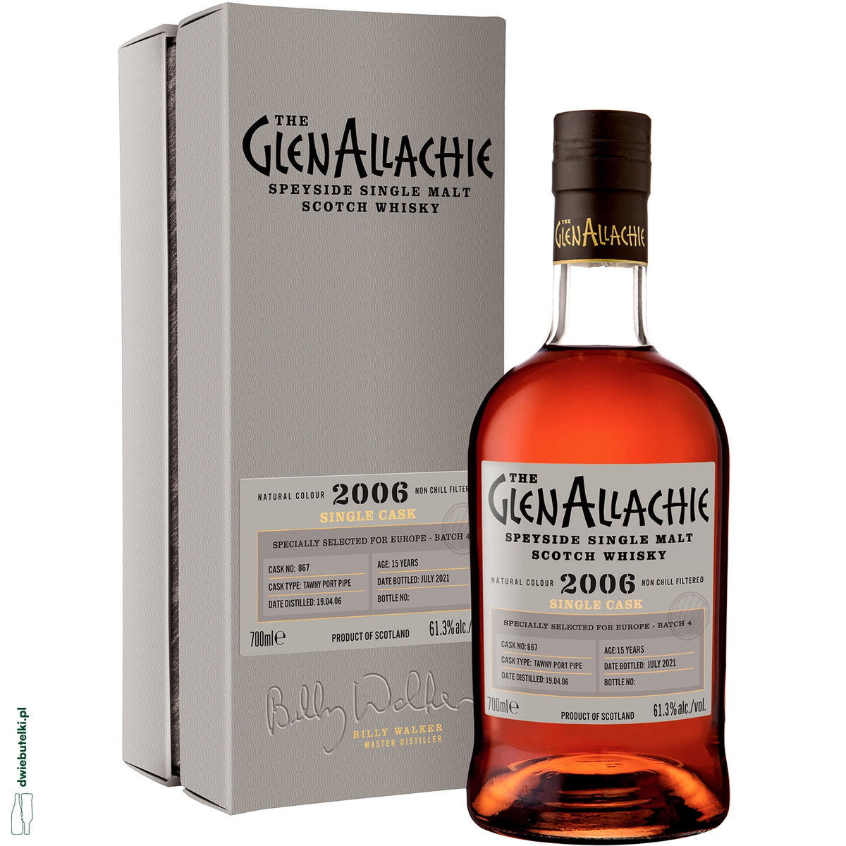 GLENALLACHIE 2006 61,3% CASK 867 0,7L