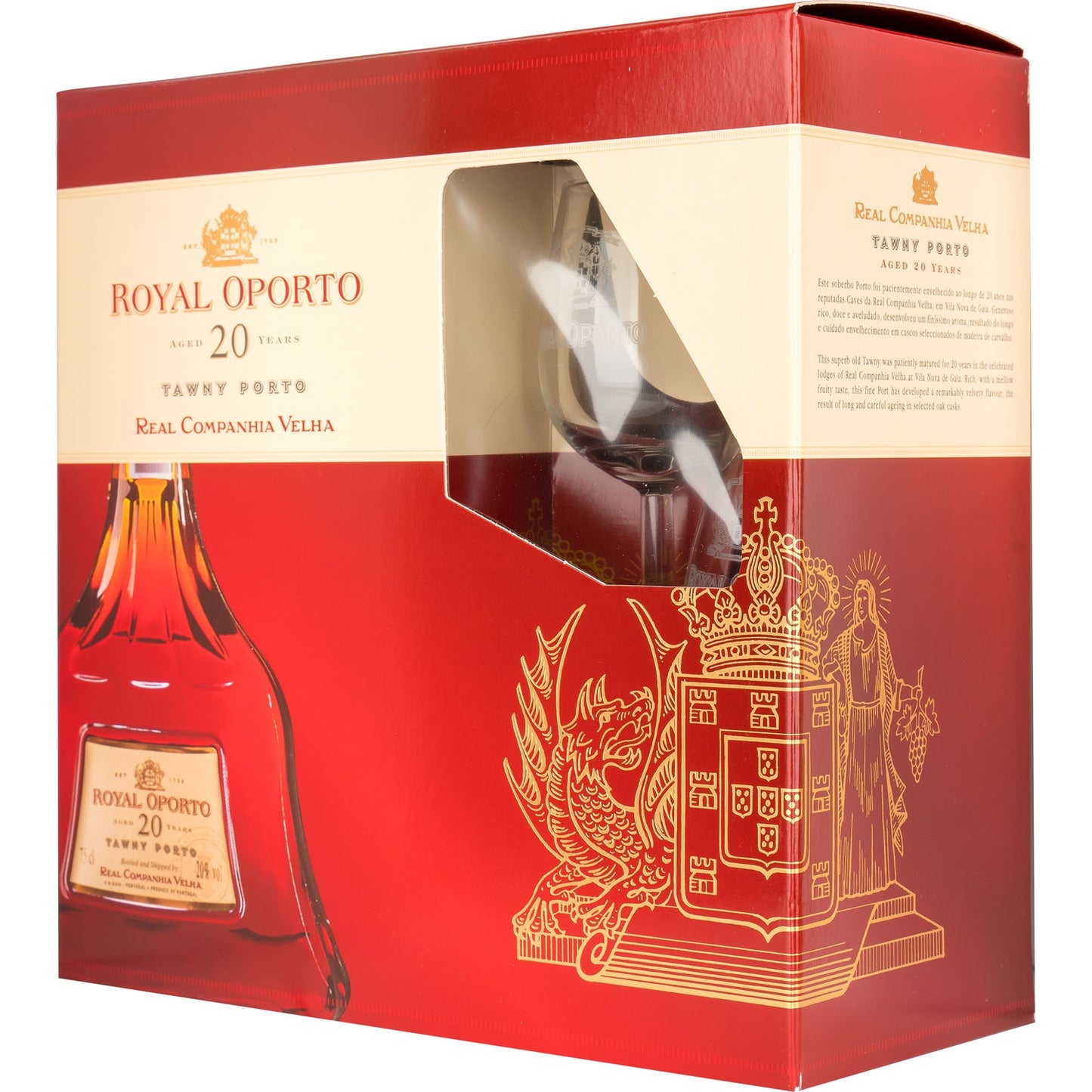 ROYAL OPORTO 20YO TAW PORT + 2 KIELISZKI