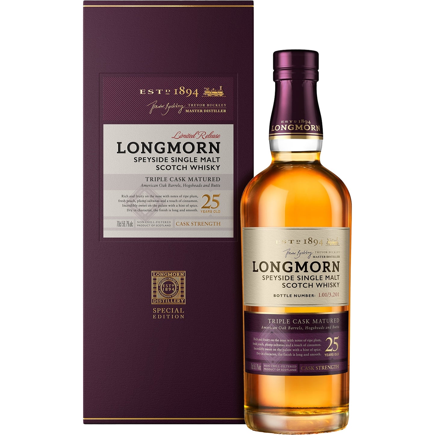 LONGMORN 25YO 0,7 52,8%