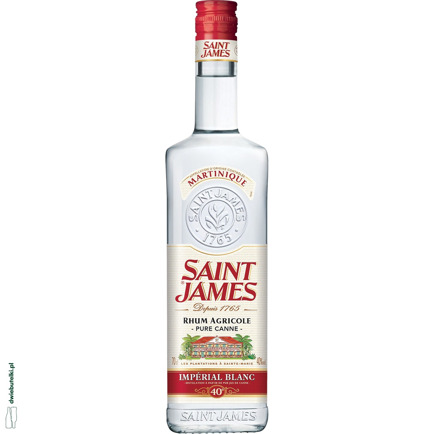 ST JAMES WHITE 40% 0,7 RUM