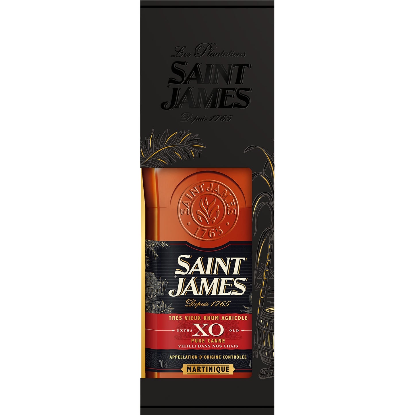 ST JAMES VIEUX XO% 43% 0,7L RUM KARTONIK