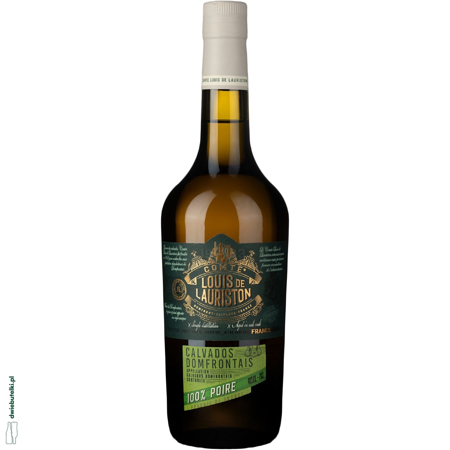 CALVADOS 100% POIRE LOUIS LAURISTON 40%