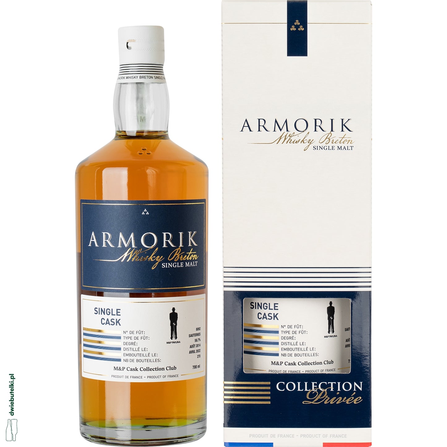 ARMORIK SINGLE CASK M&P CASK COLLECTION CLUB