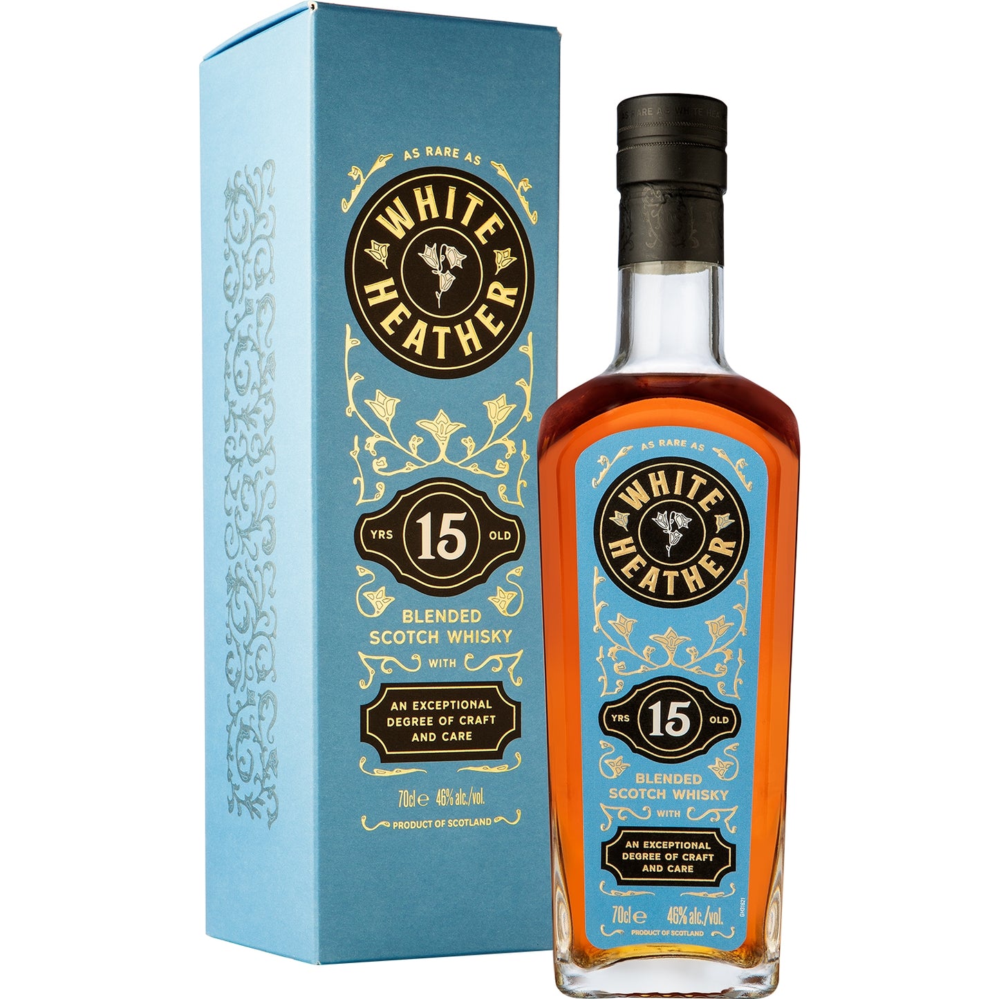 WHITE HEATHER BLENDED 15YO 46 % 0,7