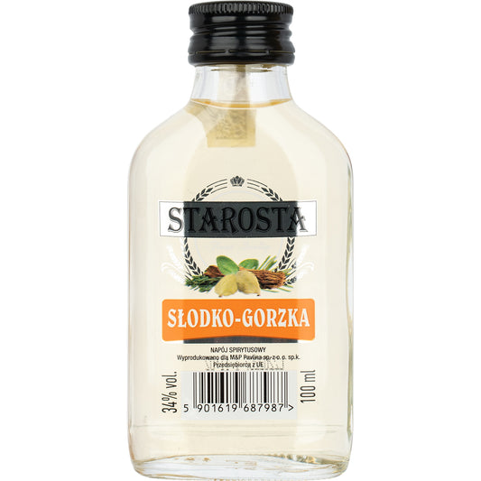 STAROSTA SŁODKO-GORZKA 0,1L 34%