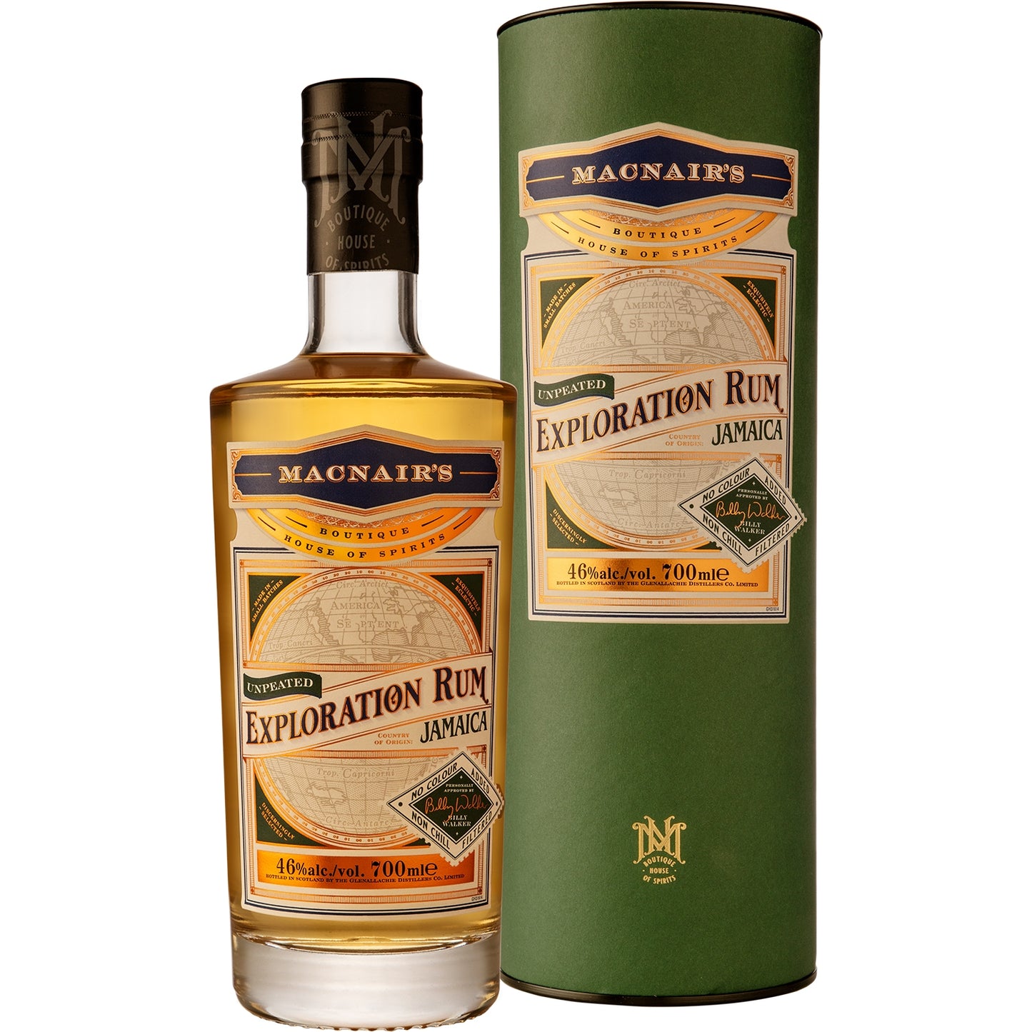 MACNAIR'S EXPLORATION RUM JAMAICA UNPEATED 0,7 46%