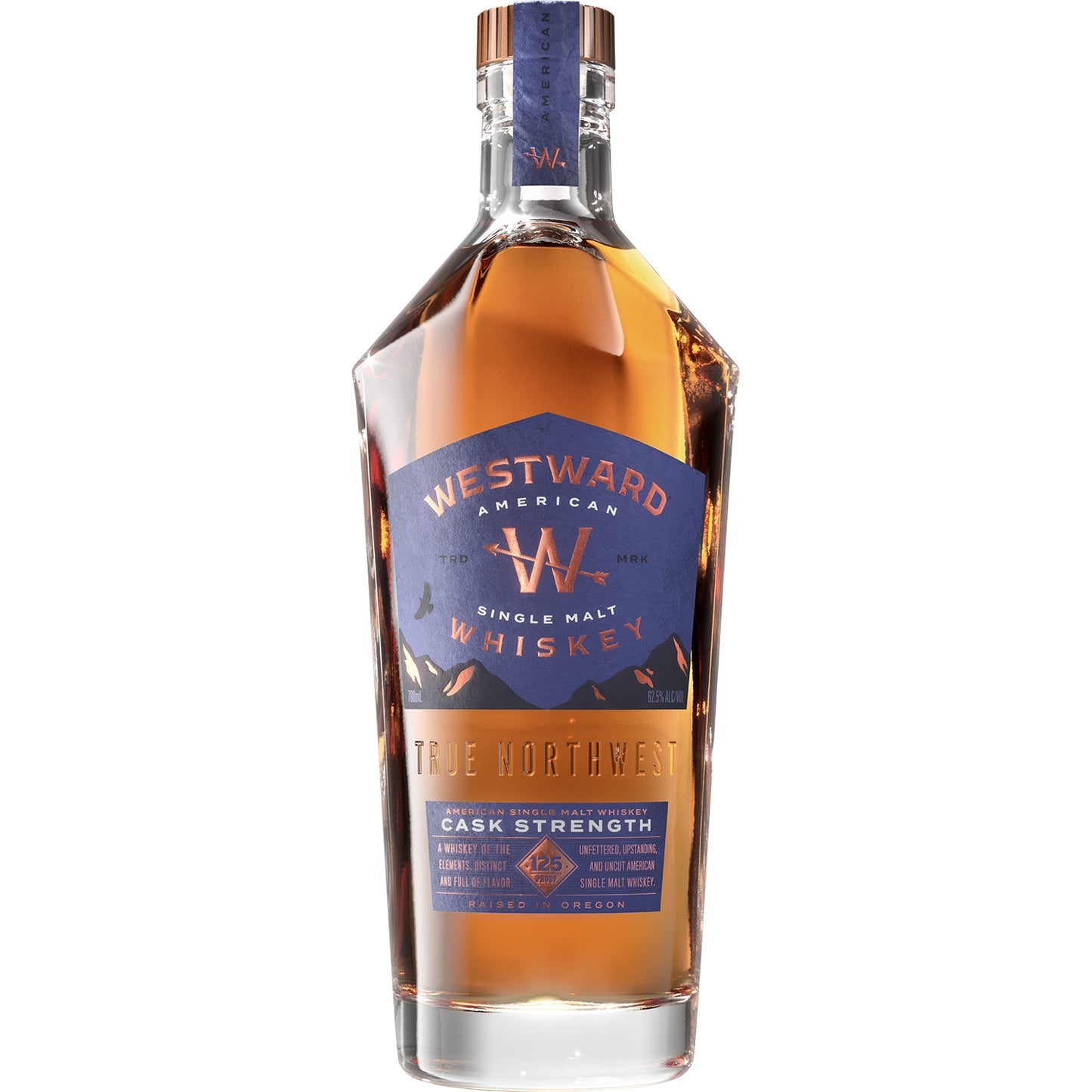 WESTWARD AMERICAN WHISKEY SINGLE MALT CASK STRENGTH