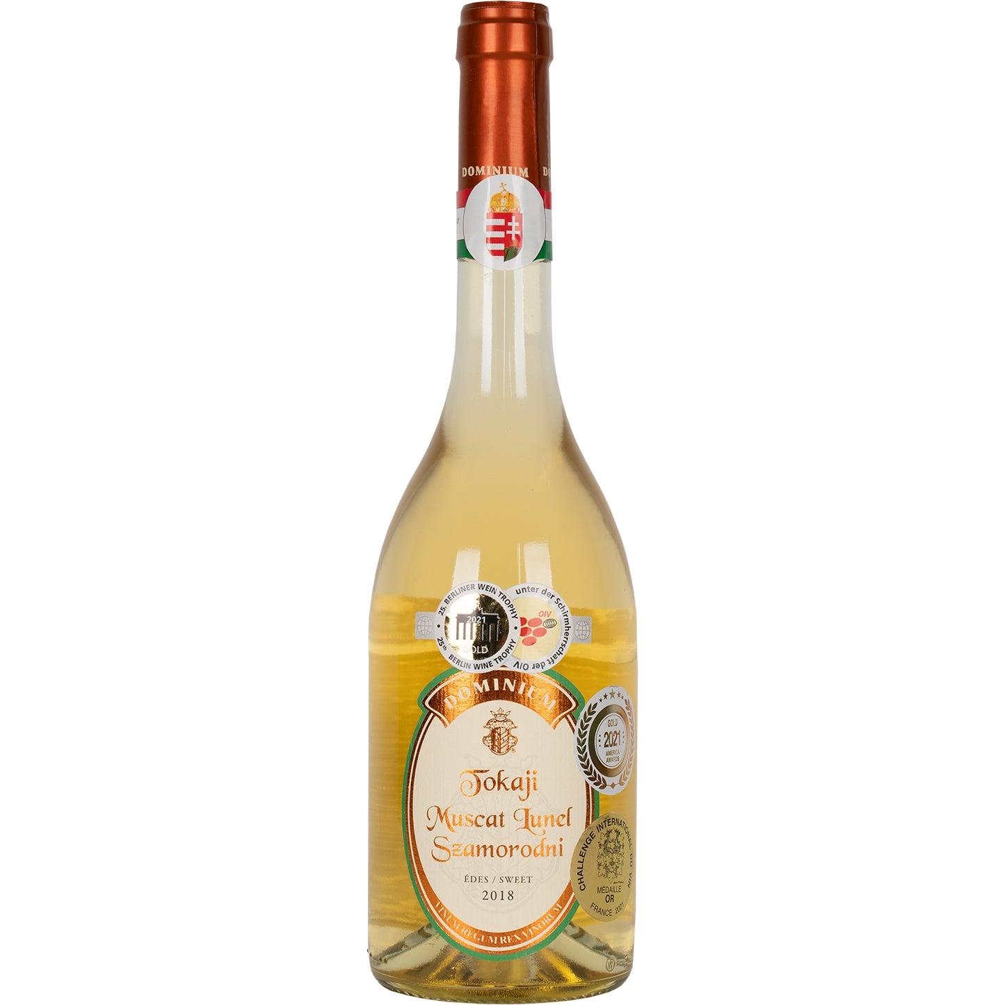 PANNON TOKAJI DOMINIUM MUSCAT LUNEL SZAMORODNI EDES 2018 0,5