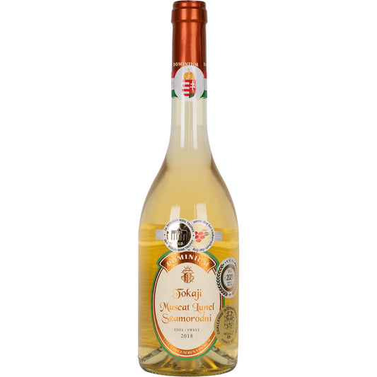 PANNON TOKAJI DOMINIUM MUSCAT LUNEL SZAMORODNI EDES 2018 0,5