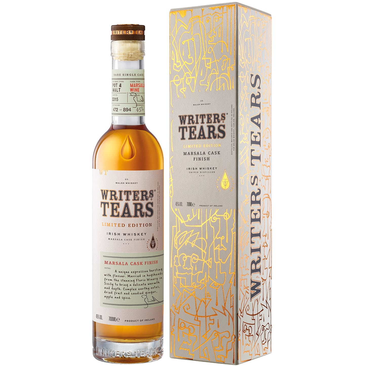 WRITERS TEARS MARSALA 45% KARTONIK