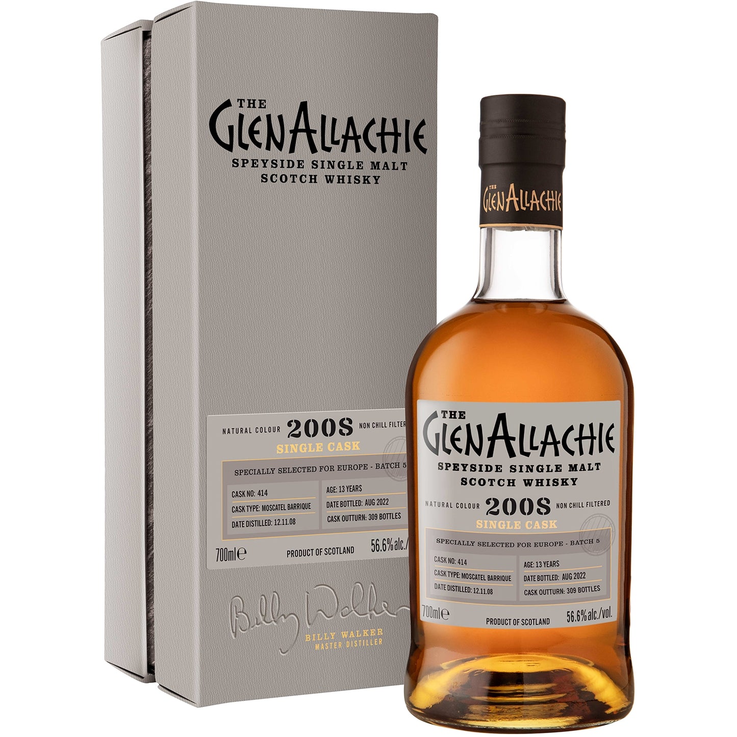 GLENALLACHIE 2008 56,6% CASK 414 0,7L
