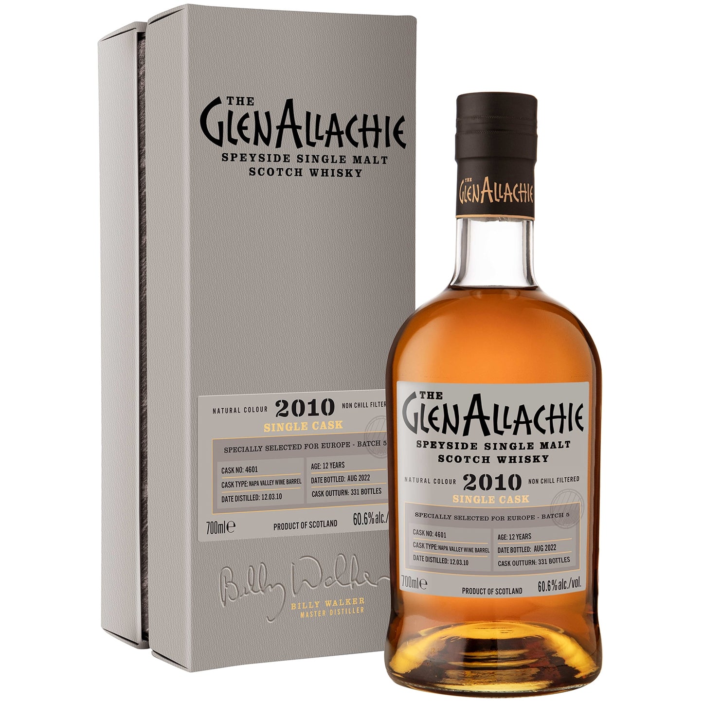 GLENALLACHIE 2010 60,6% CASK 4601 0,7L