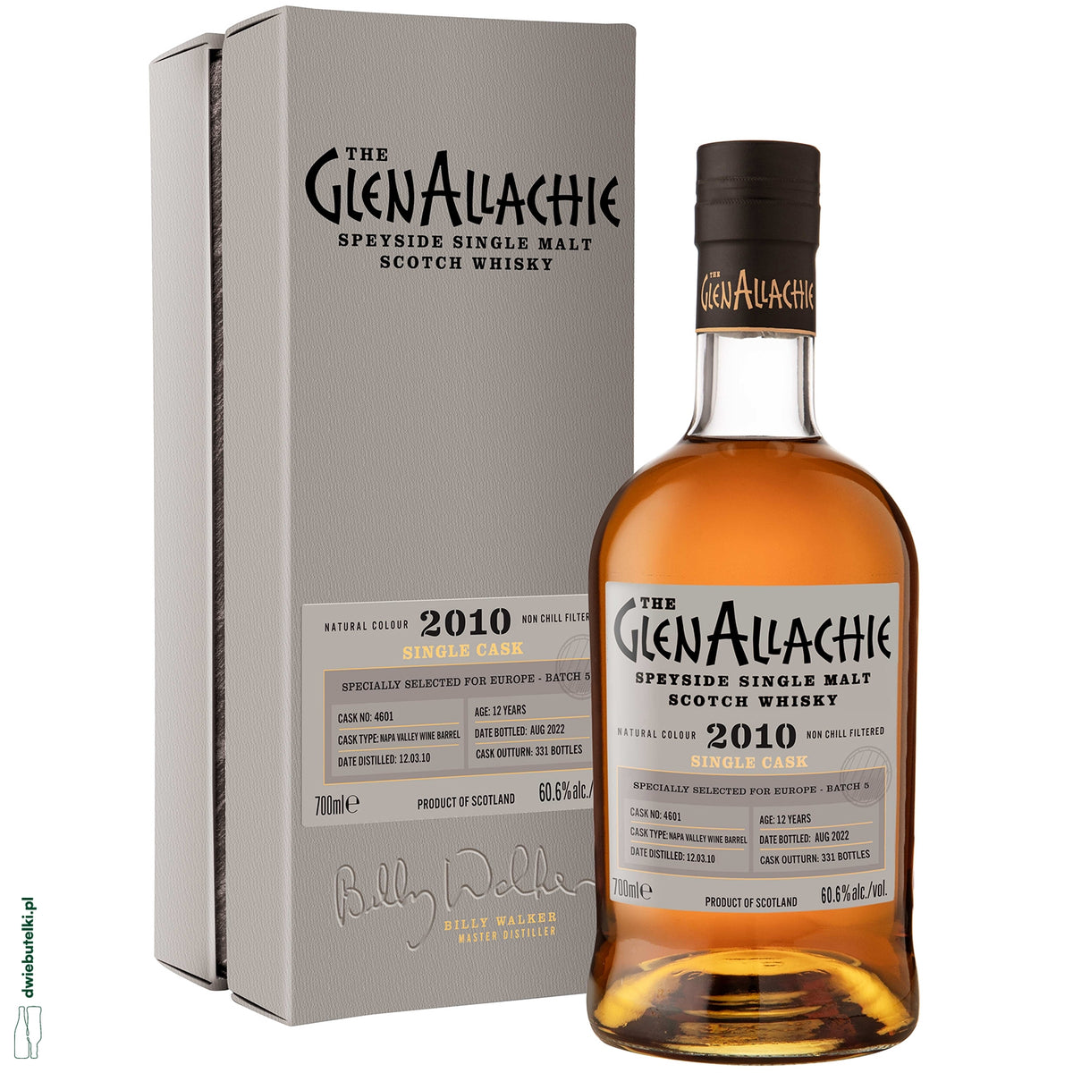 GLENALLACHIE 2010 60,6% CASK 4601 0,7L