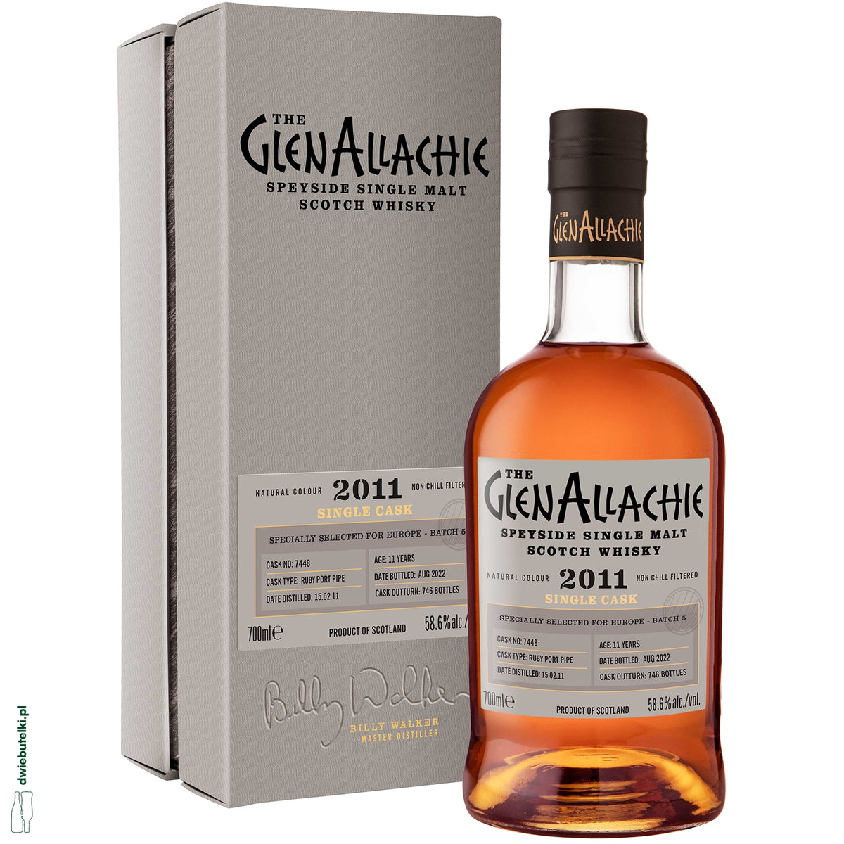 GLENALLACHIE 2011 58,6% CASK 7448 0,7L