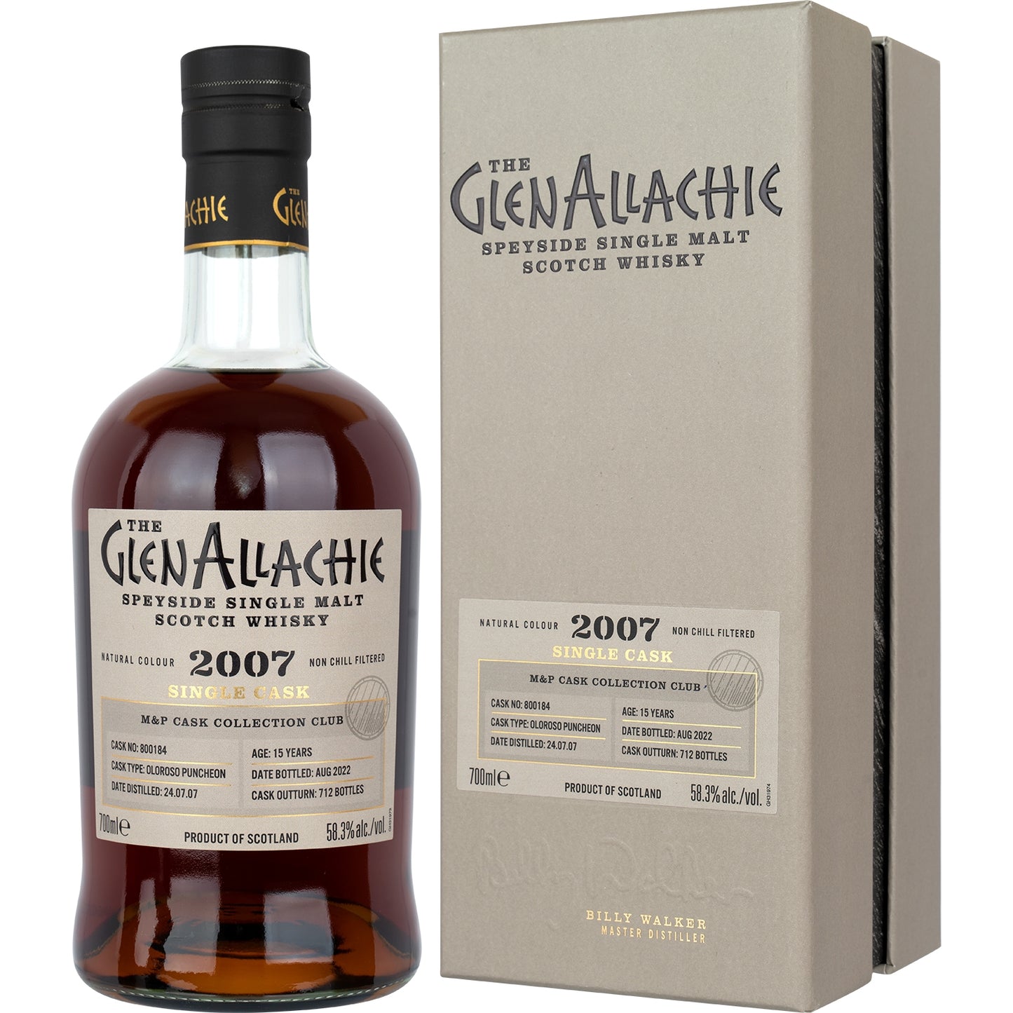 GLENALLACHIE 2007 58,3% M&P CASK 800184