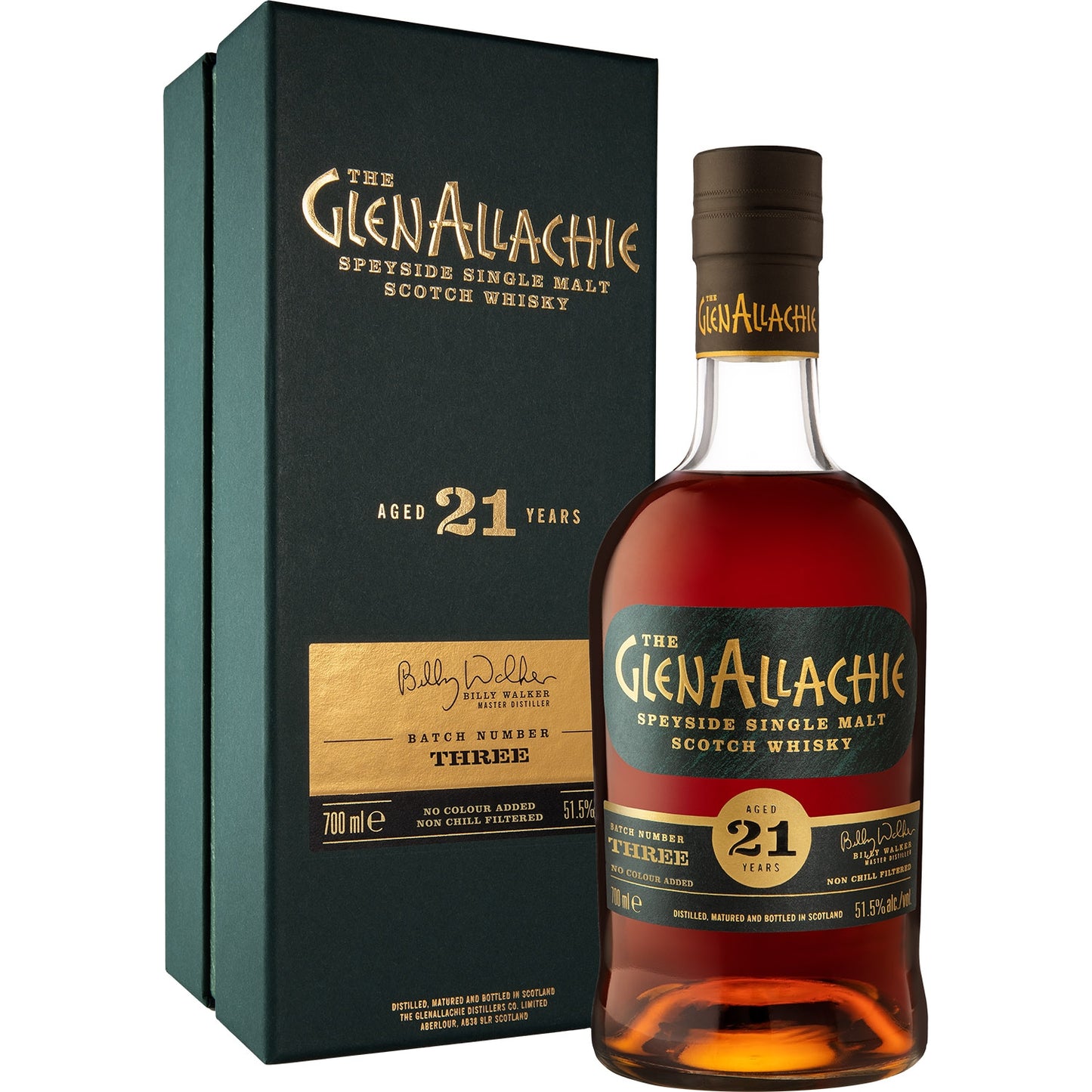 GLENALLACHIE 21YO 51,5 % 0,7 BATCH 3
