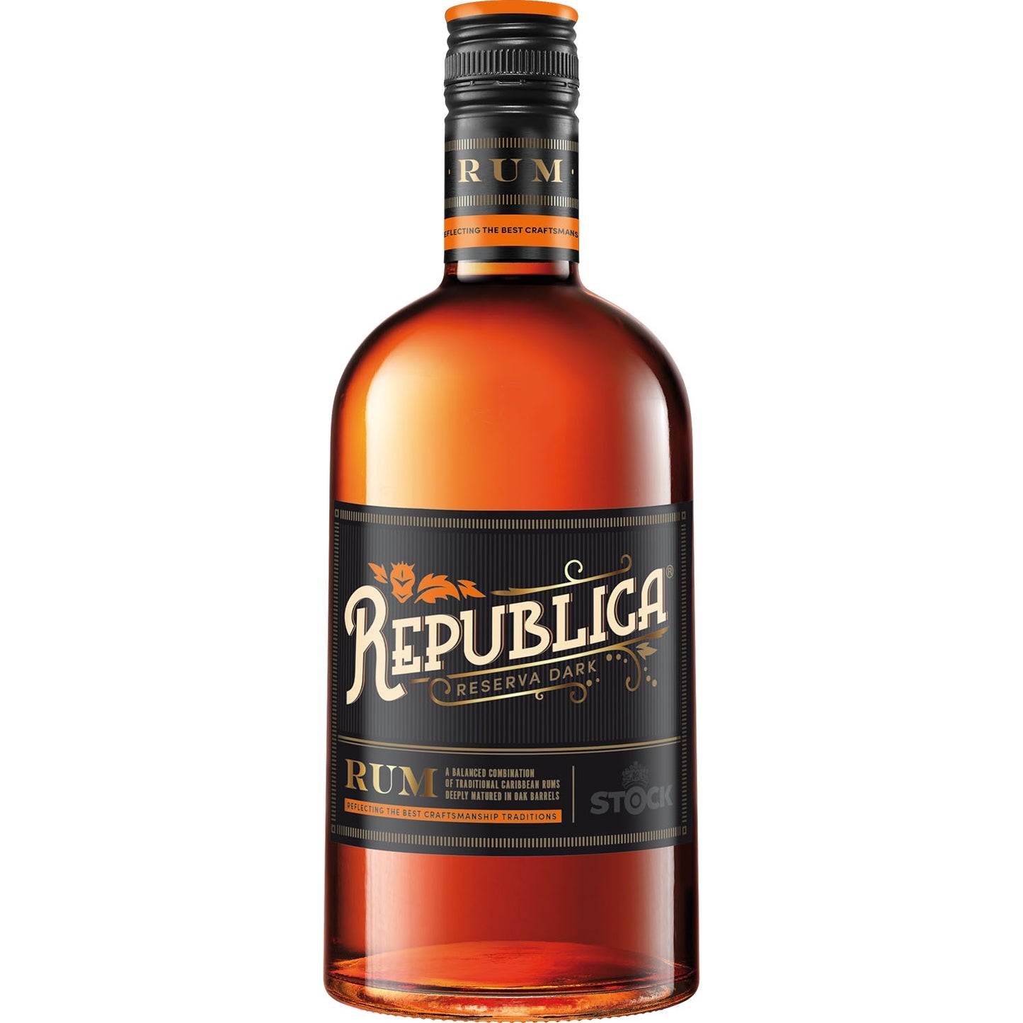 REPUBLICA RESERVA DARK RUM STOCK 0,7L 38%