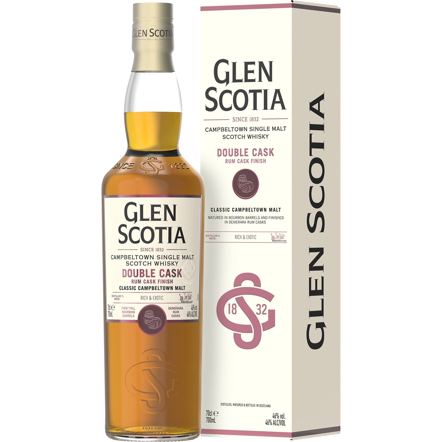 GLEN SCOTIA DOUBLE CASK RUM FINISH 0.7L KARTONIK