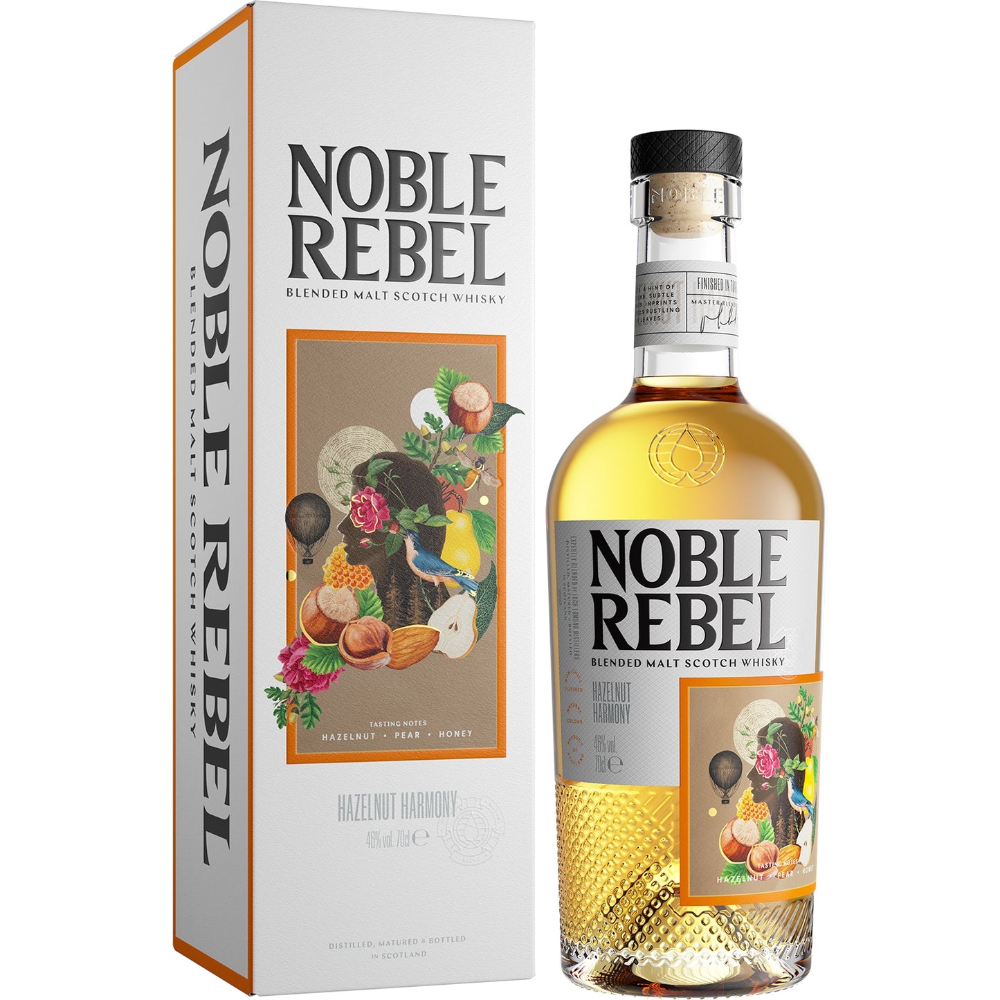 NOBLE REBEL HAZELNUT HARMONY BLENDED MALT 0,7